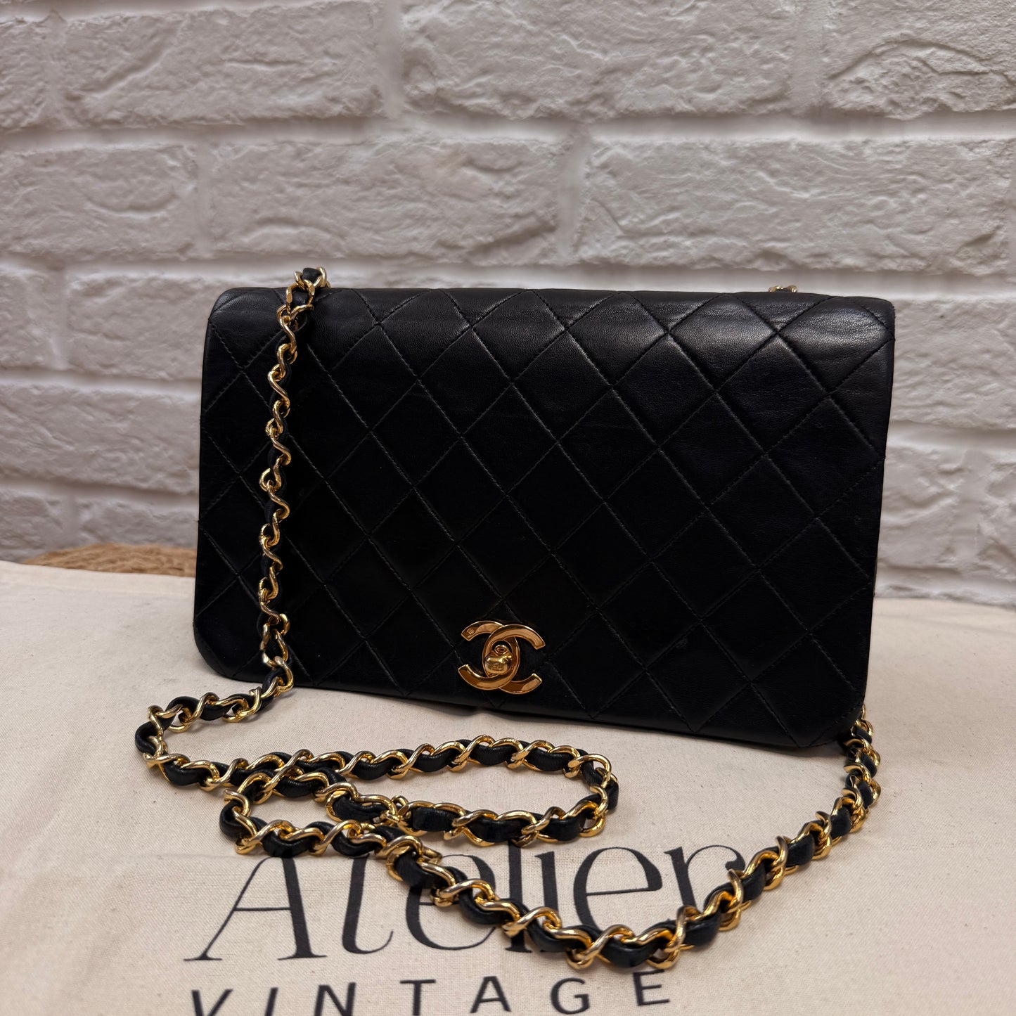 Chanel 1989 Classic Medium Rectangle Full Flap