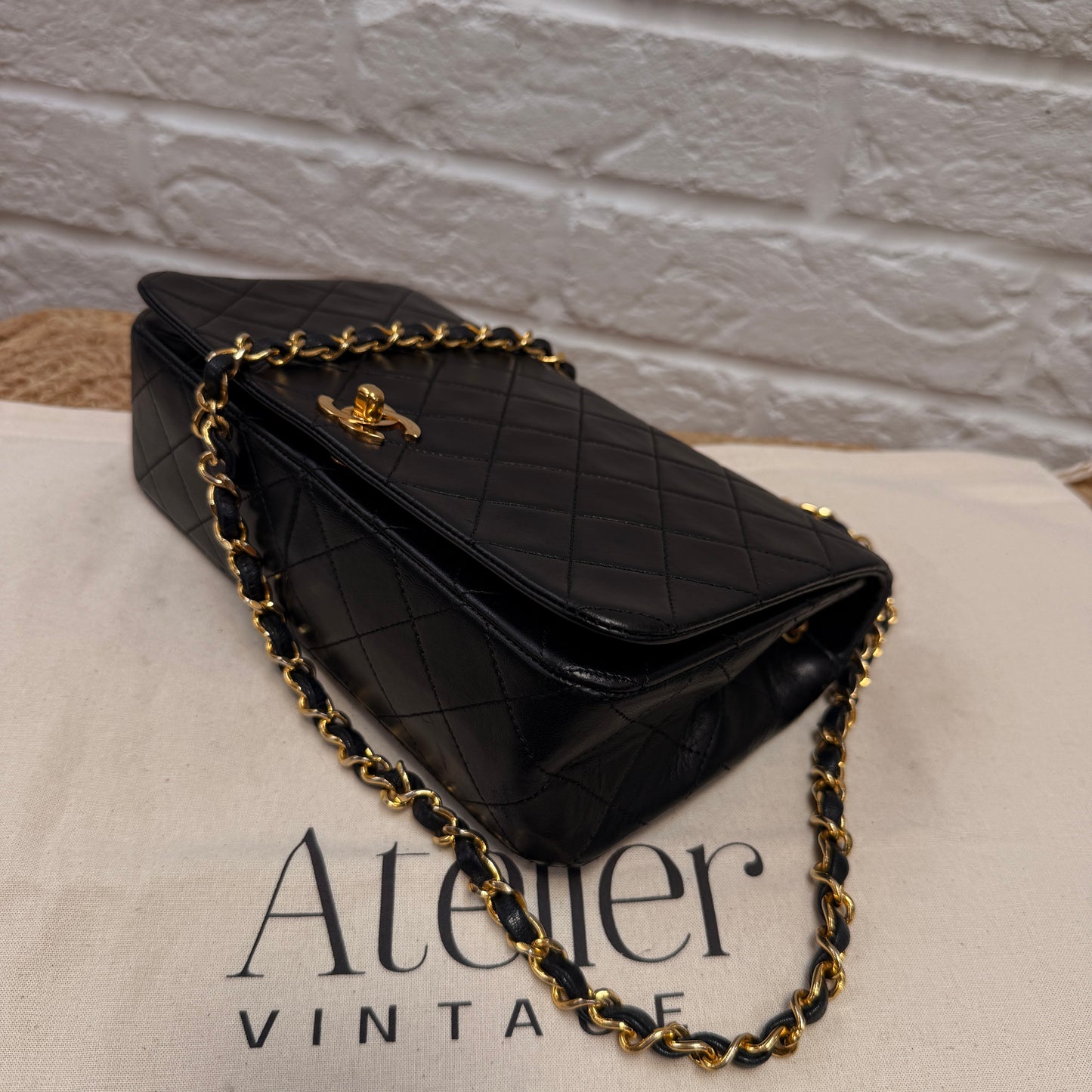 Chanel 1989 Classic Medium Rectangle Full Flap