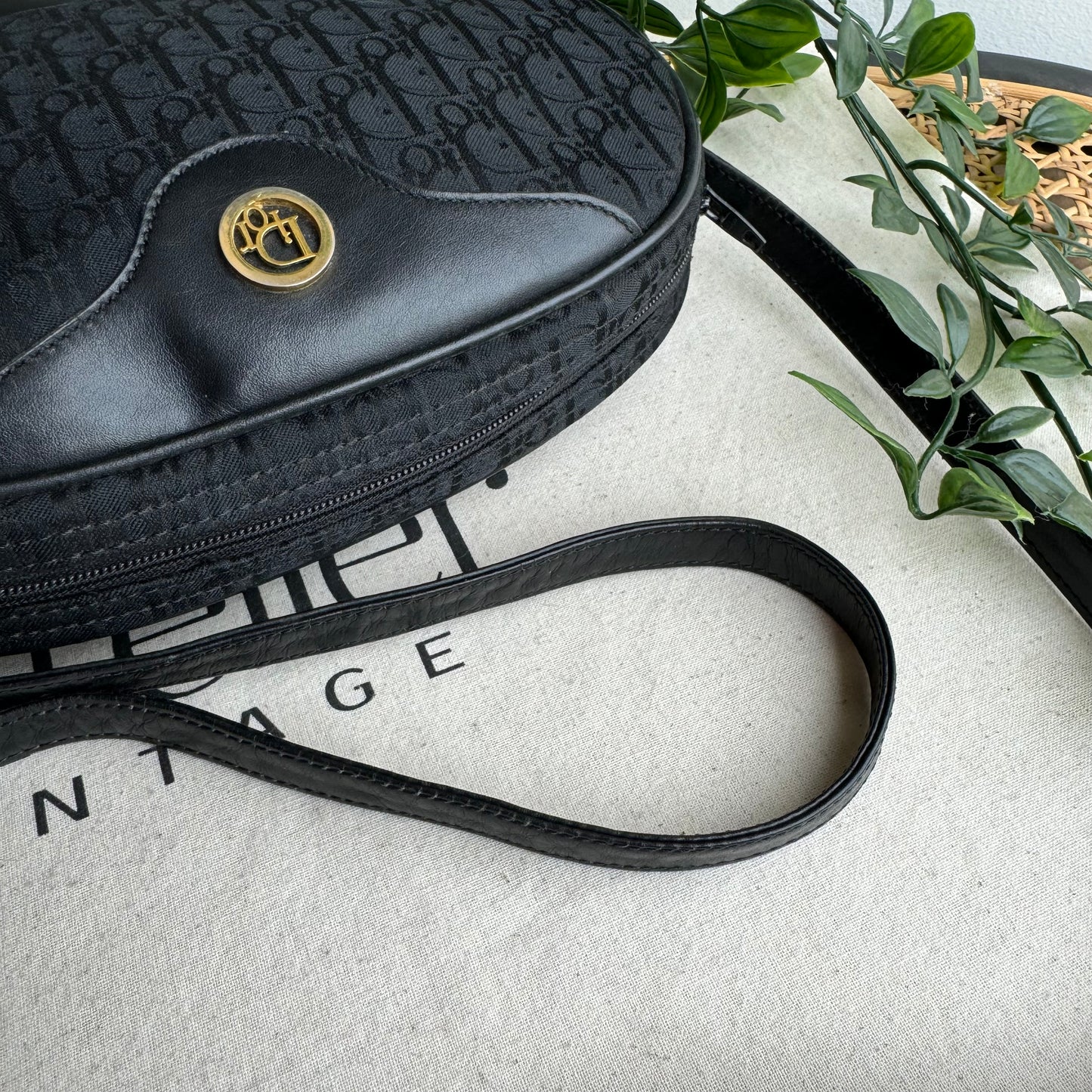 Dior 1980s Trotter Canvas Bag