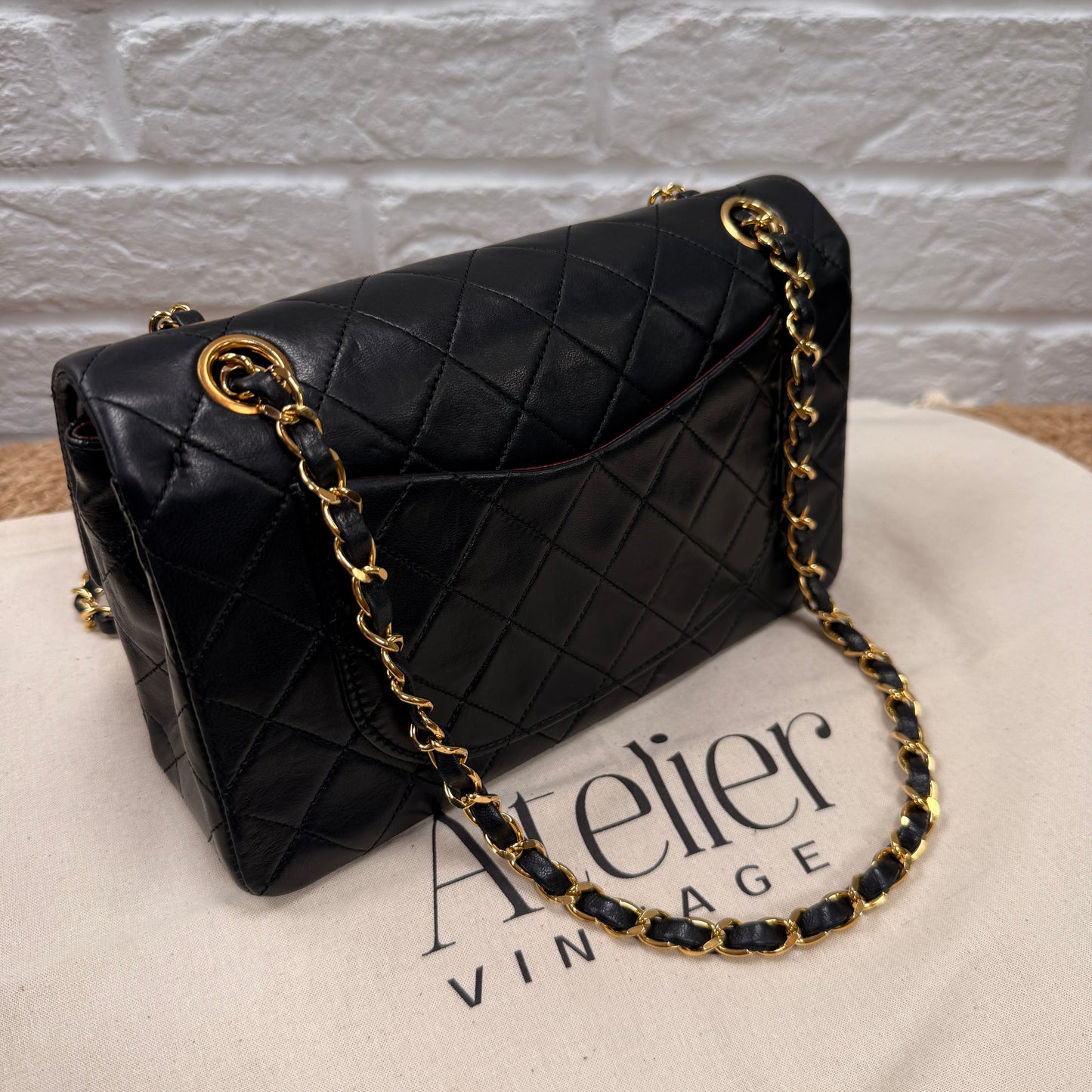 Chanel 1989 Black Classic Double Flap Small
