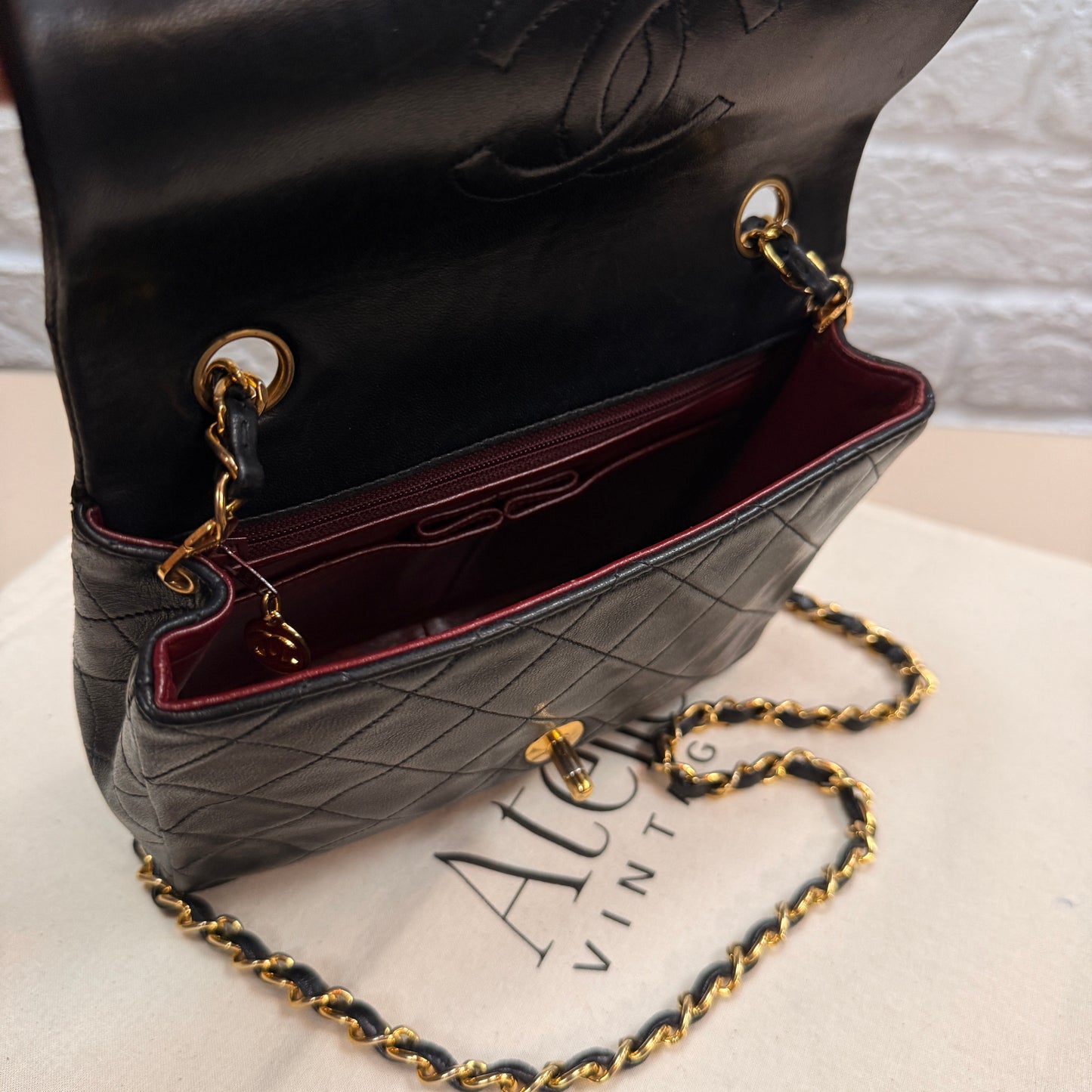 Chanel 1991 Classic Square Single Flap Medium