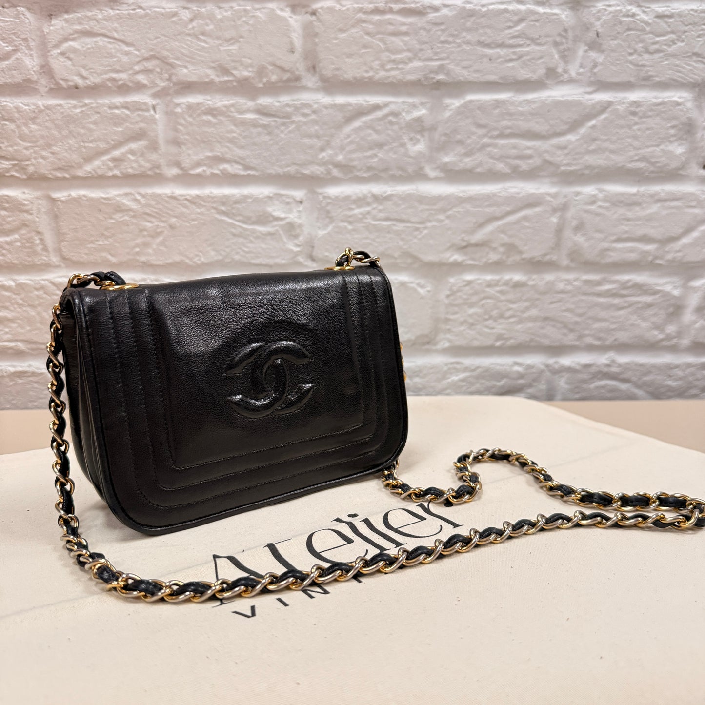 Chanel 1986 CC Quilted Full Flap