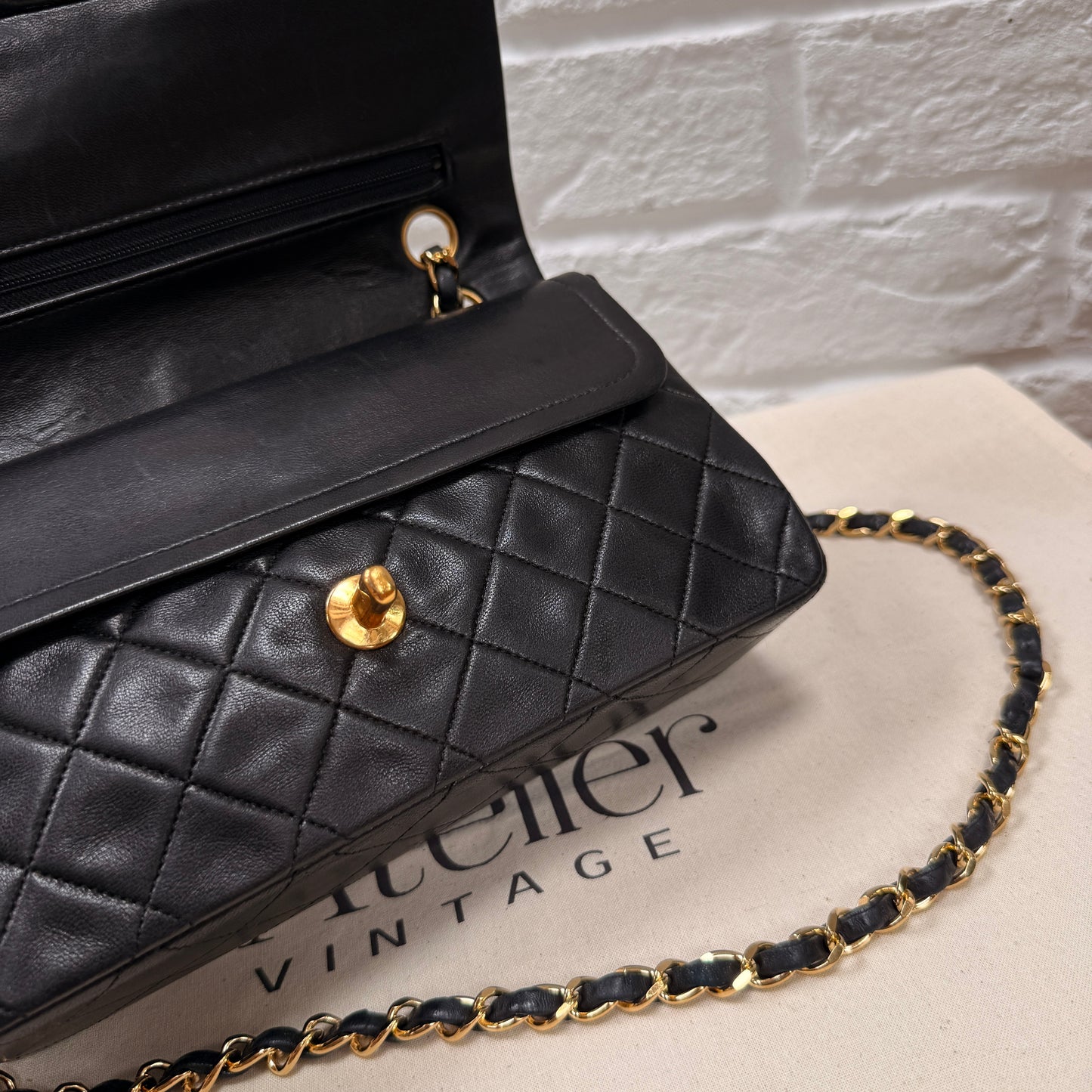 Chanel 1989 Black Classic Double Flap Small