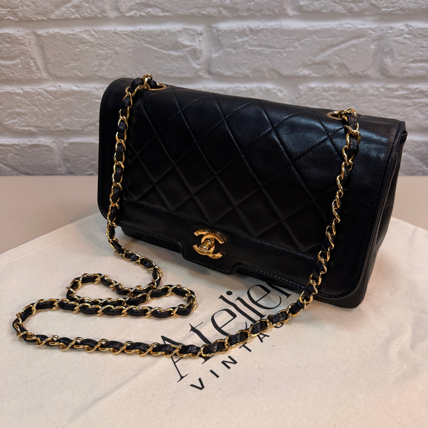 Chanel 1989 Classic Medium Rectangle square Flap