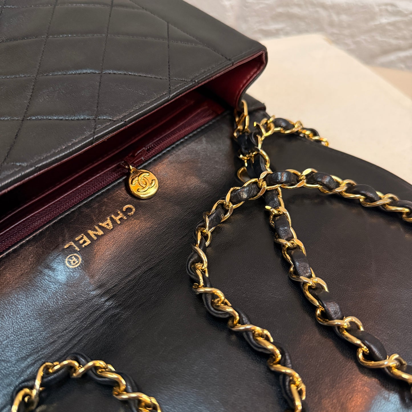 Chanel 1989 Classic Medium Rectangle square Flap