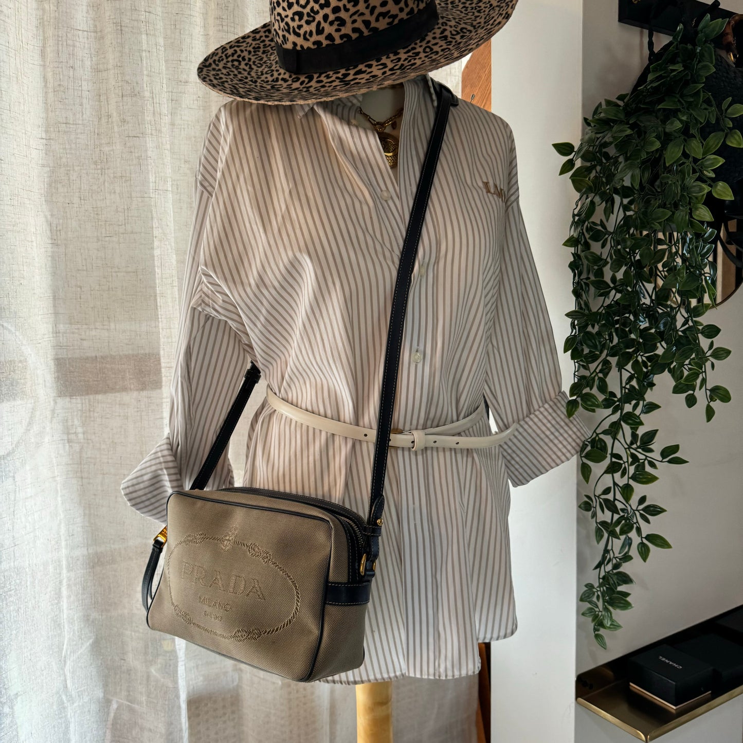 Prada Jacquard Camera Bag