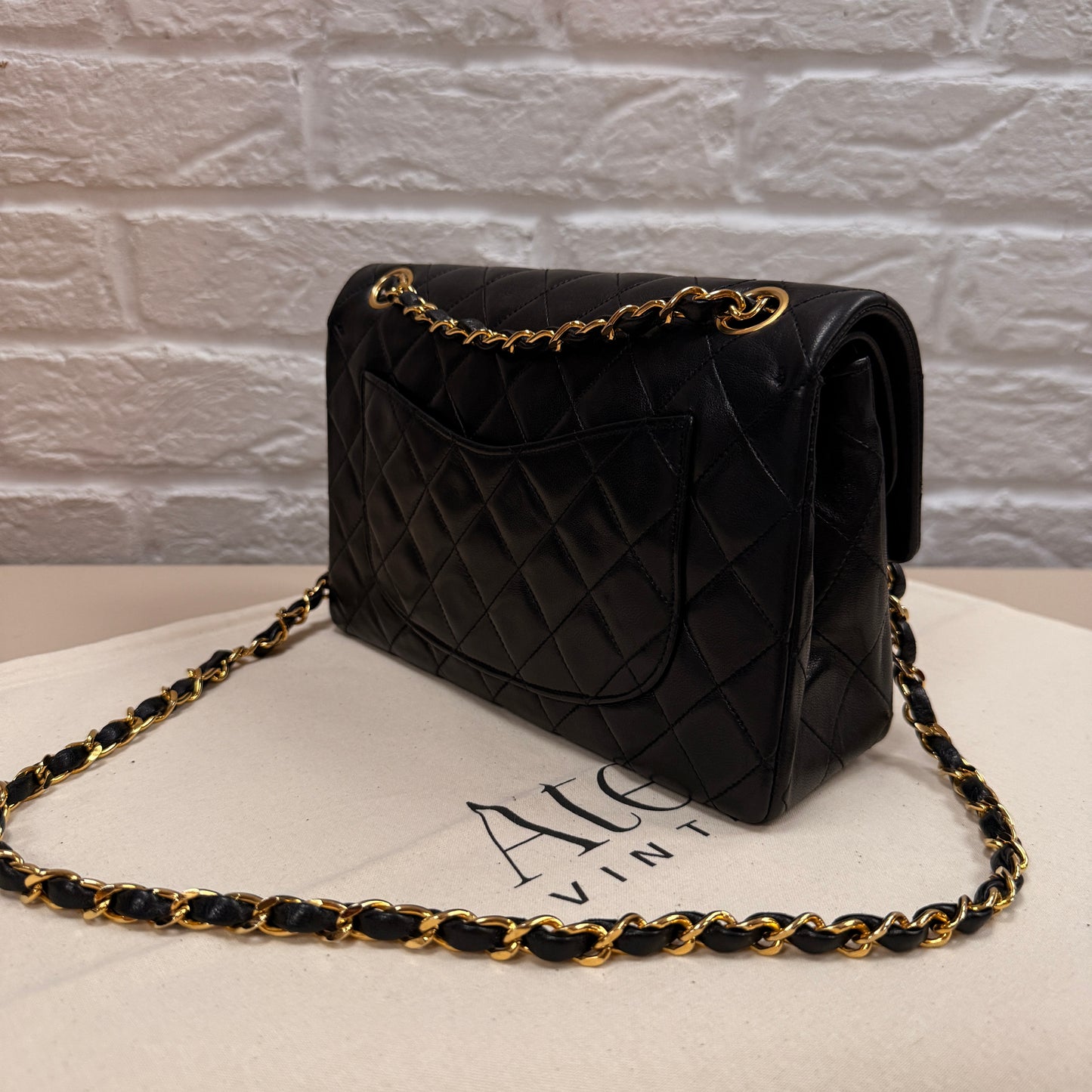 Chanel 1986 Black Classic Double Flap Small