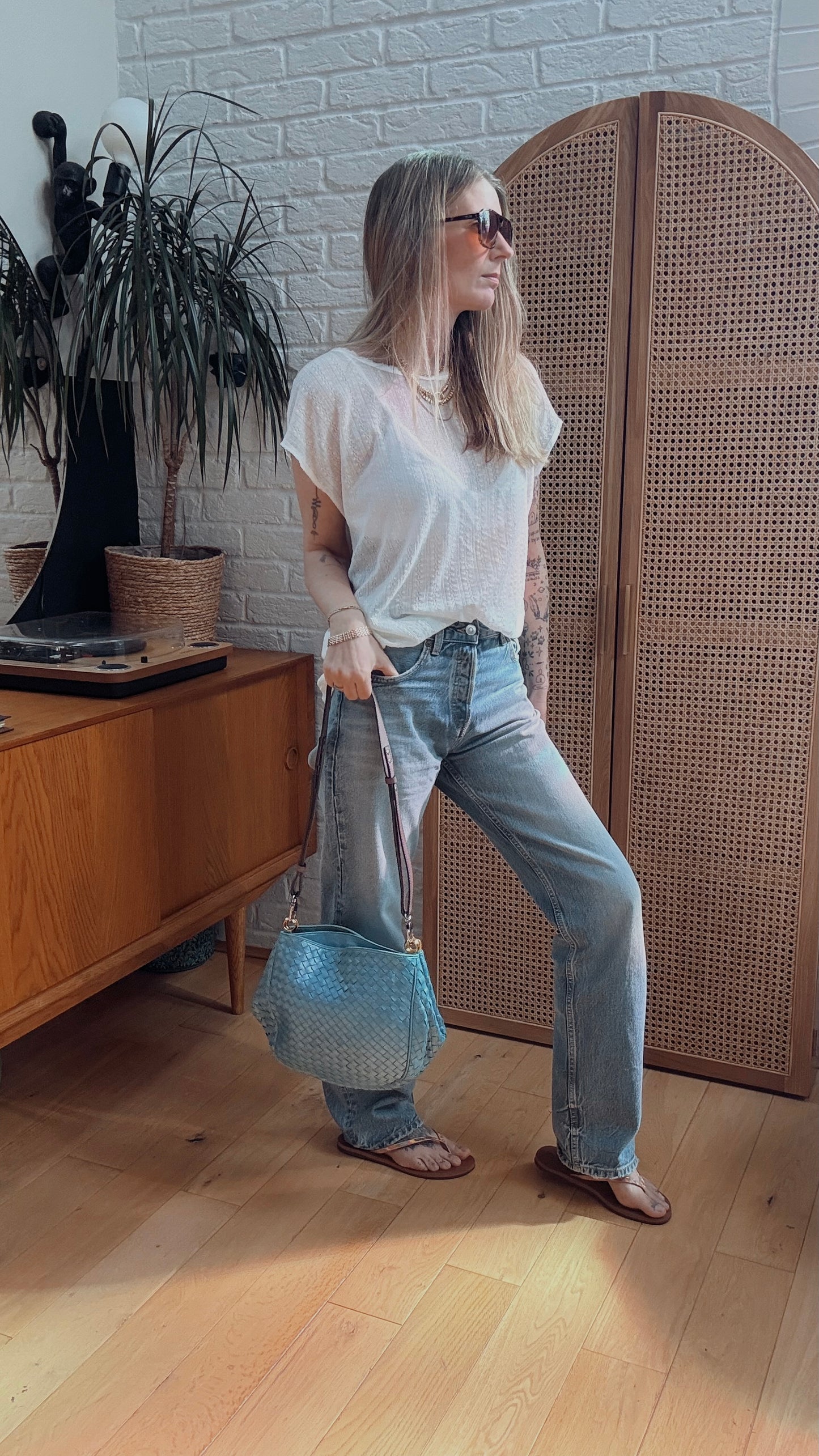Bottega Veneta 1980s Intrecciato Leather Tote