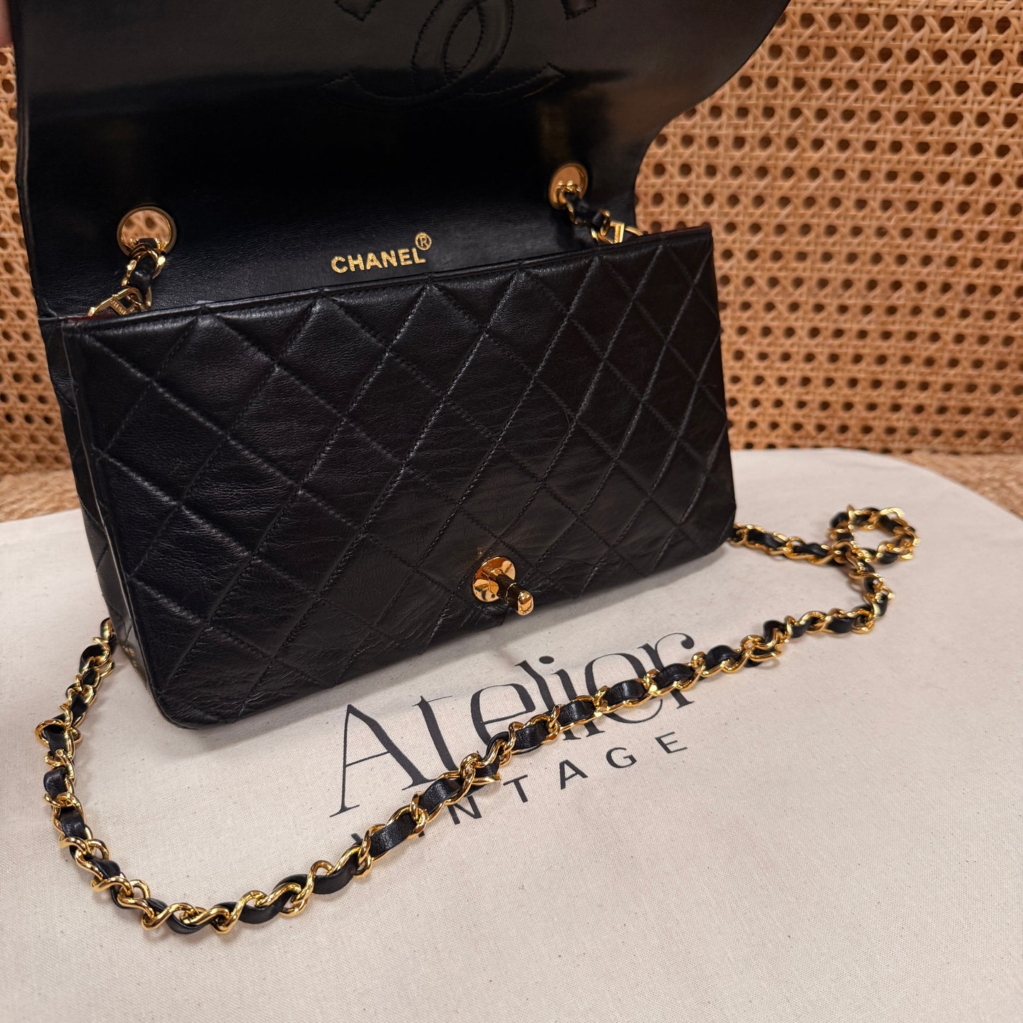 Chanel 1989 Classic Medium Rectangle Full Flap