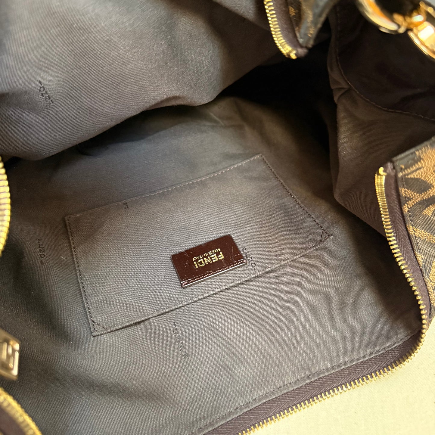 Fendi 1990s Mia Mamma Hobo Tote