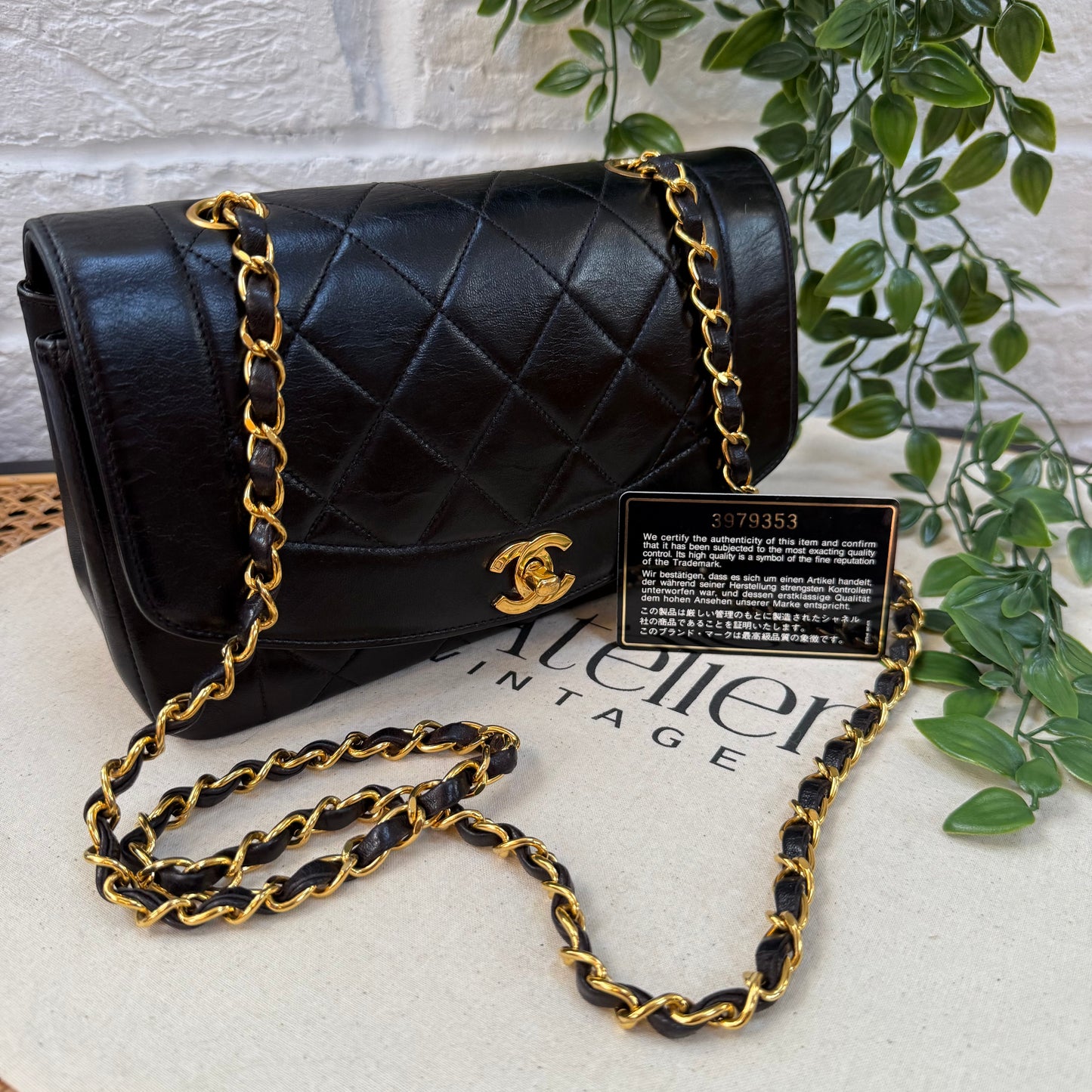 Chanel 1994 Vintage Classic Diana Small