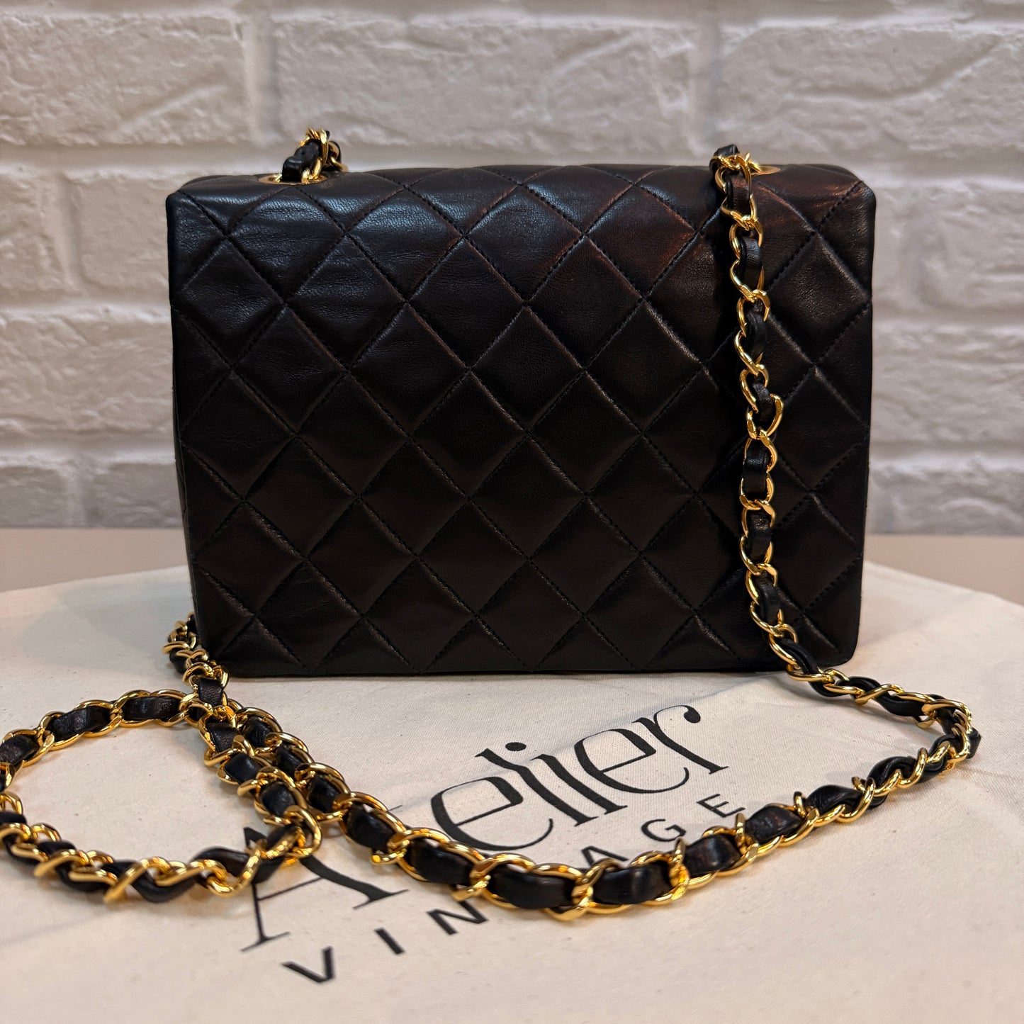 Chanel 1991 Classic Square Single Flap Medium