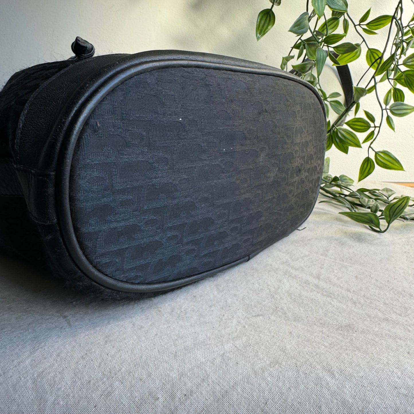 Dior Vintage Canvas Shoulder Bag