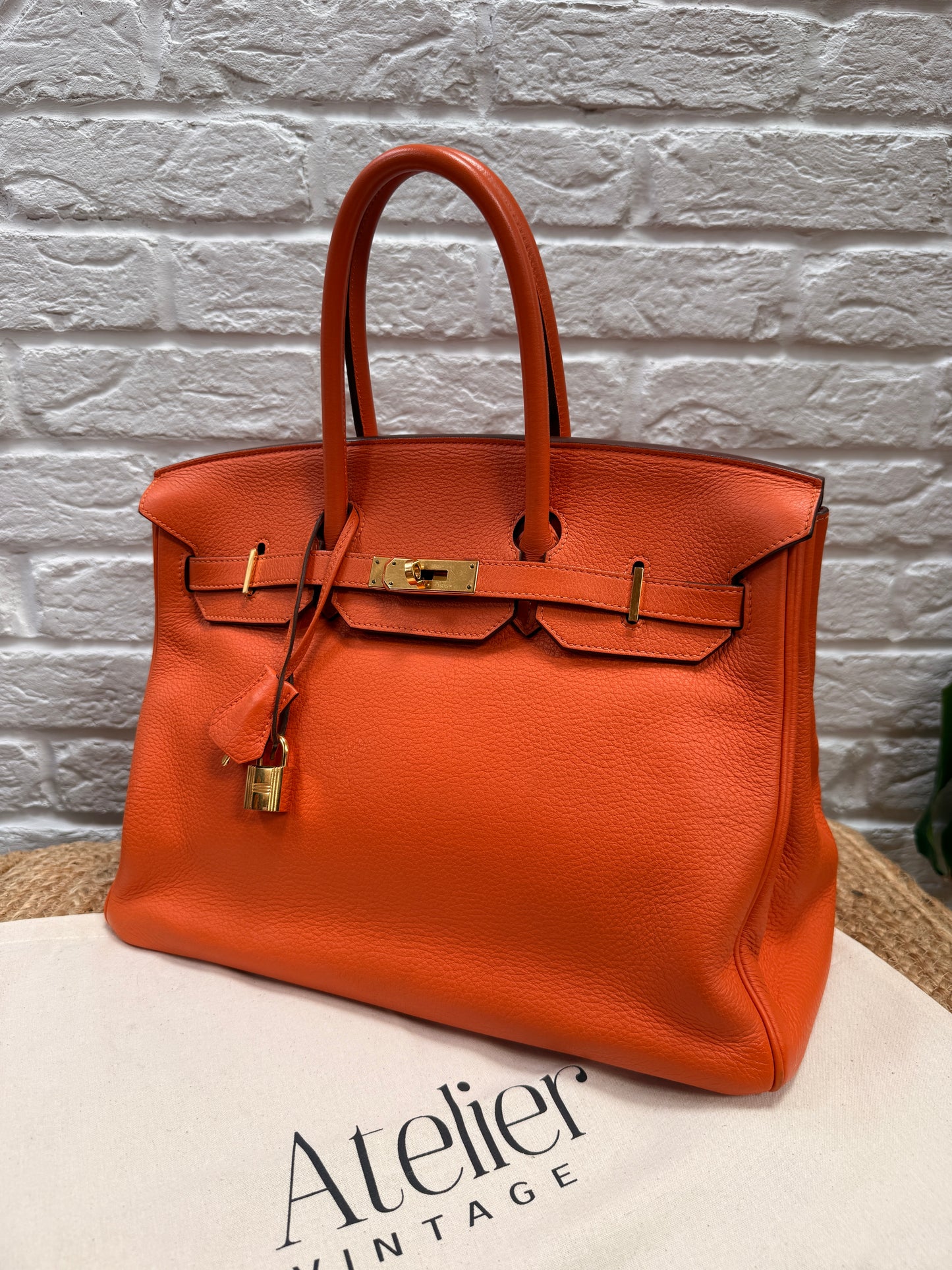 Hermes Birkin 35 Clemence Leather 2011
