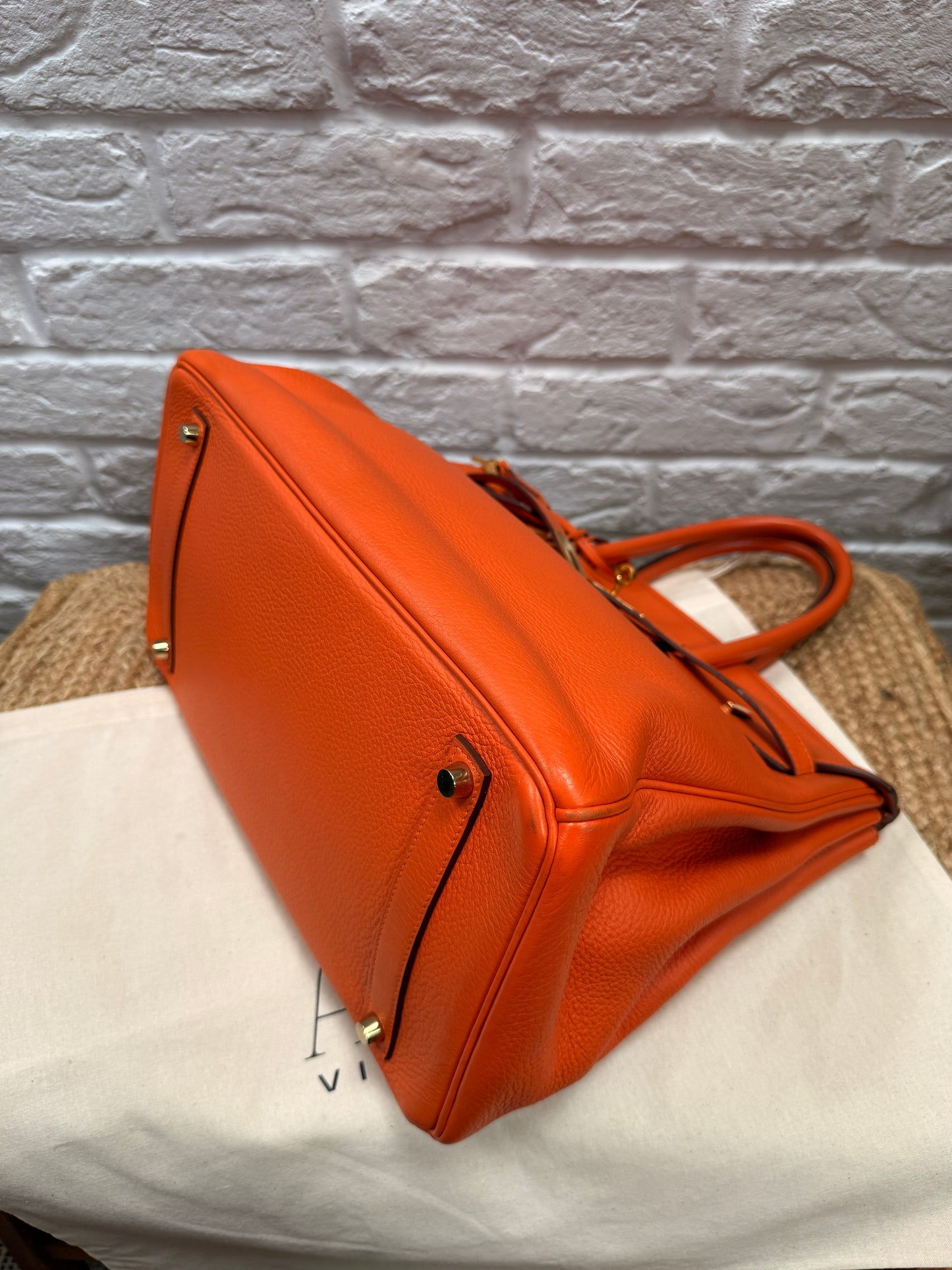 Hermes Birkin 35 Clemence Leather 2011