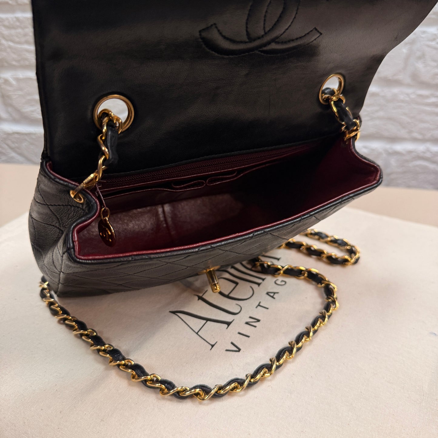 Chanel 1991 Classic Square Single Flap Medium