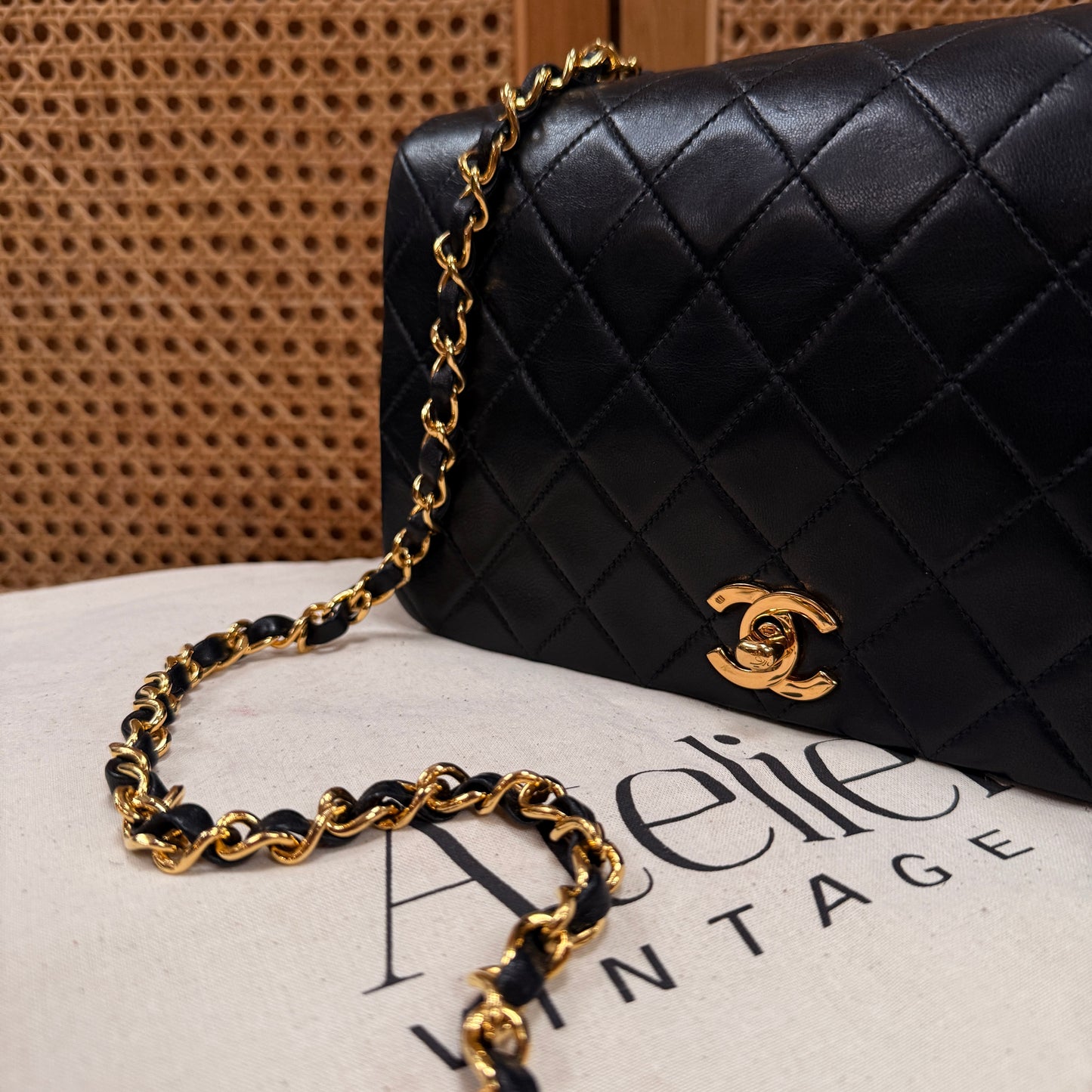 Chanel 1989 Classic Medium Rectangle Full Flap