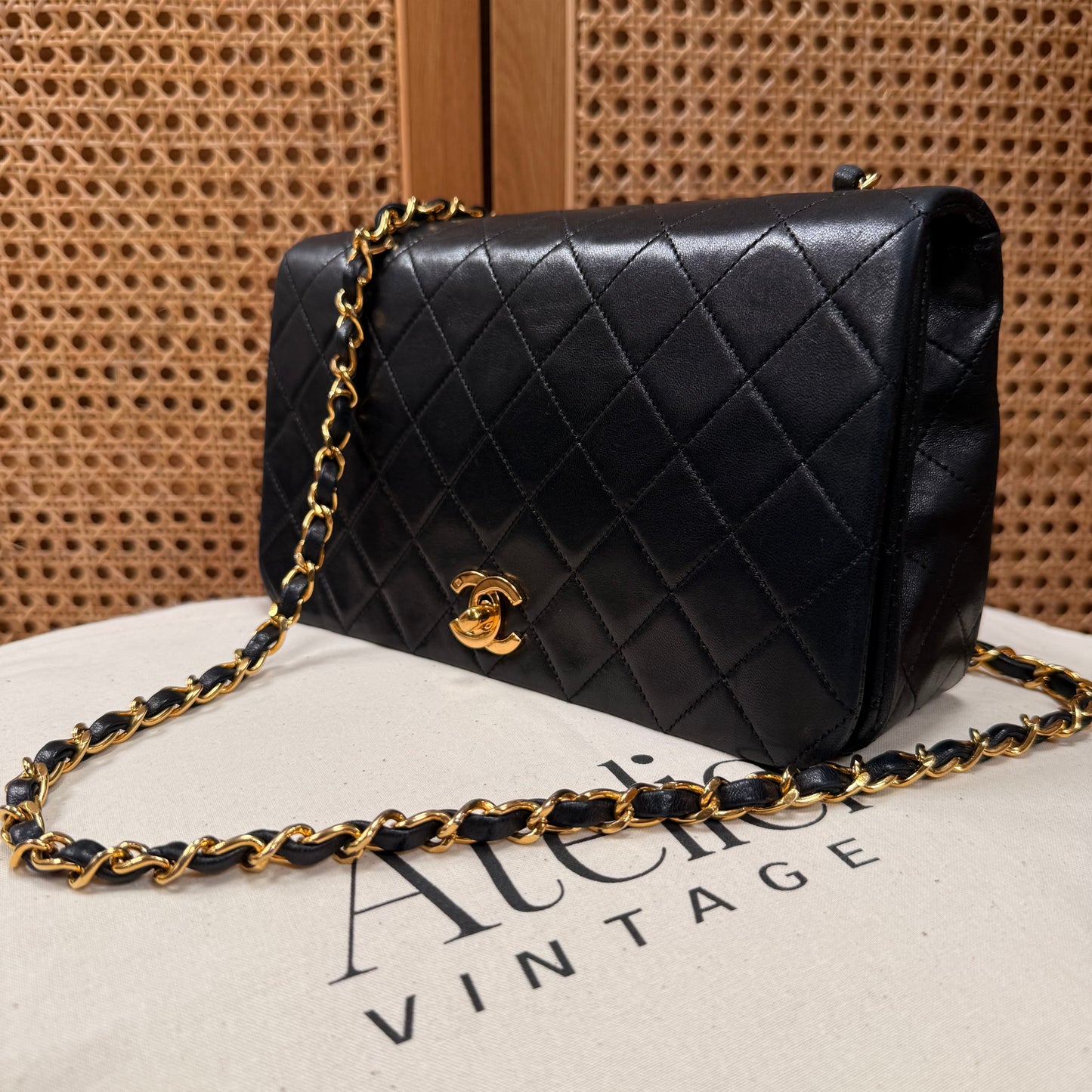 Chanel 1989 Classic Medium Rectangle Full Flap