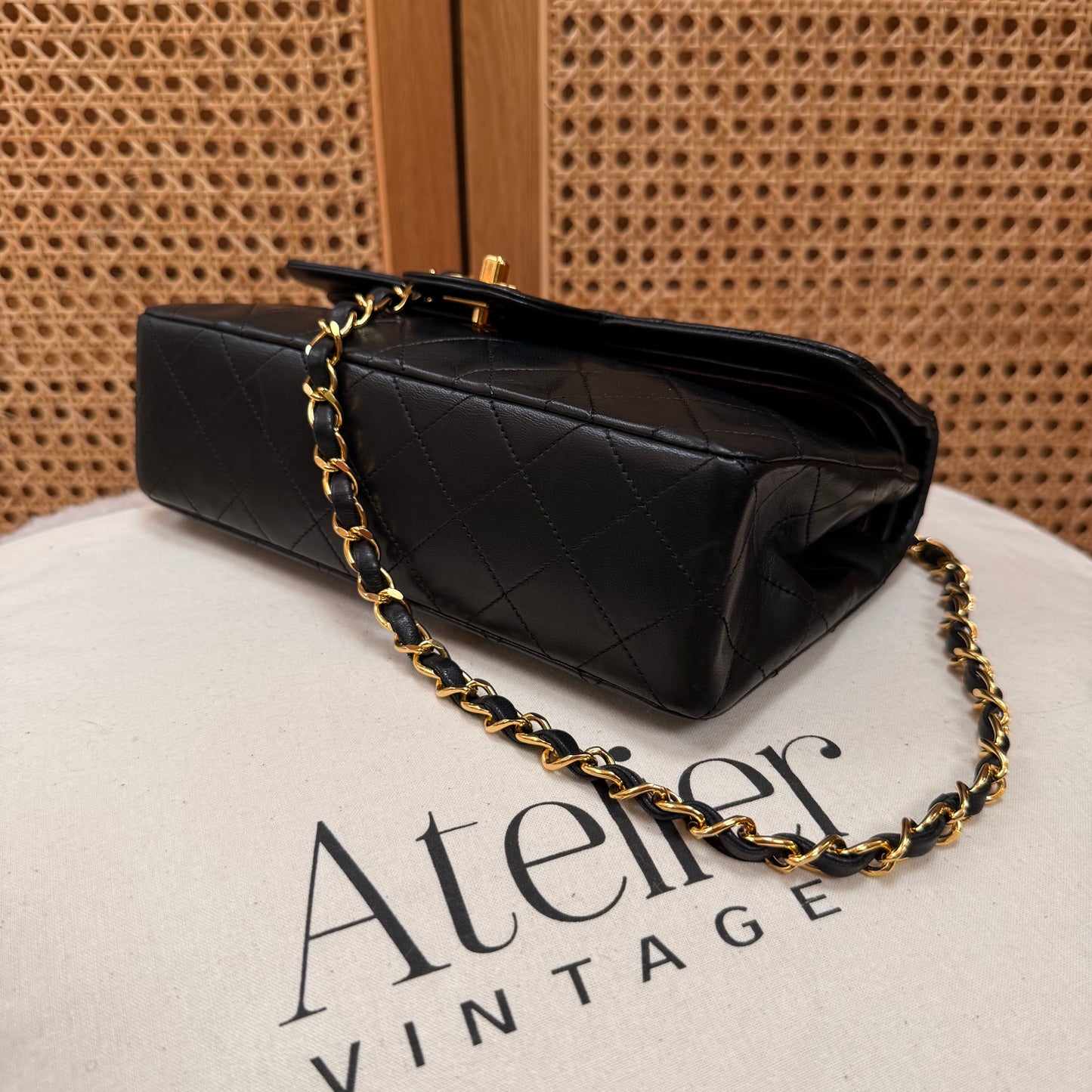 Chanel 1989 Black Classic Double Flap Small