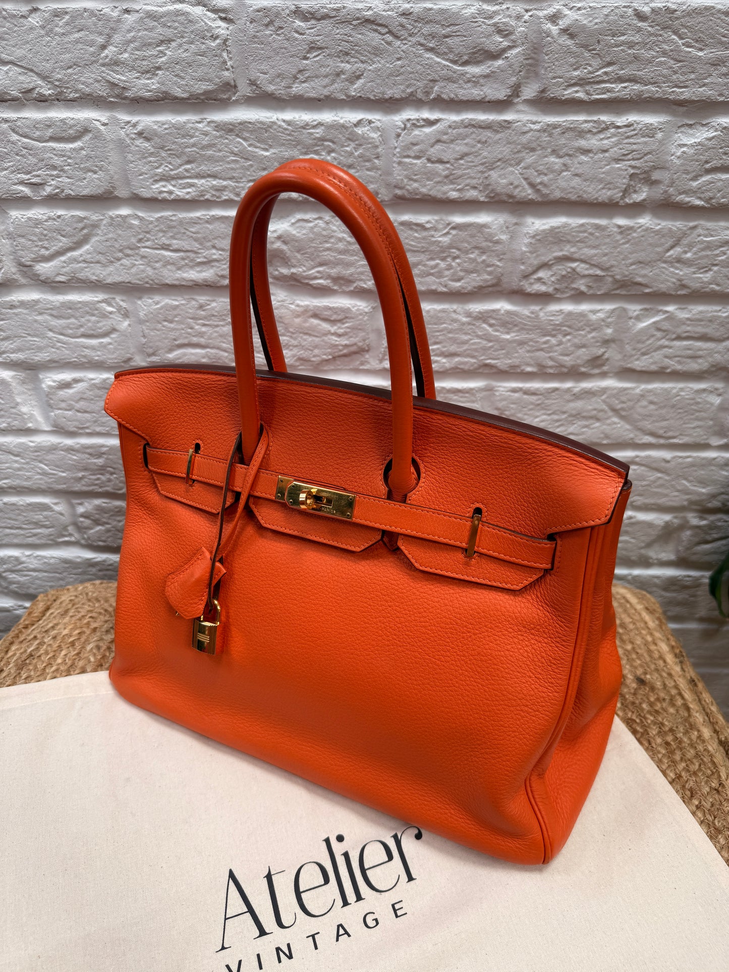 Hermes Birkin 35 Clemence Leather 2011