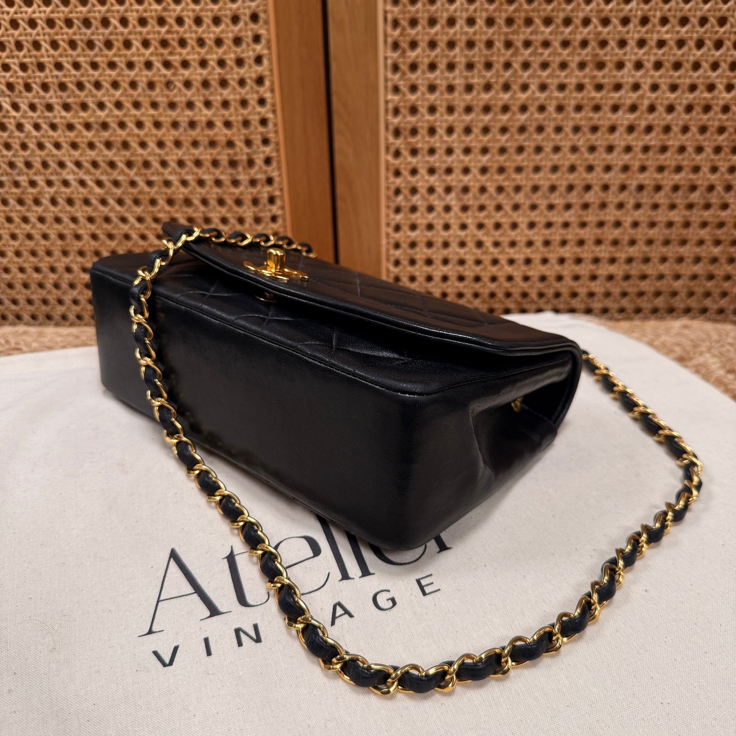 Chanel 1991 Vintage Classic Diana Small