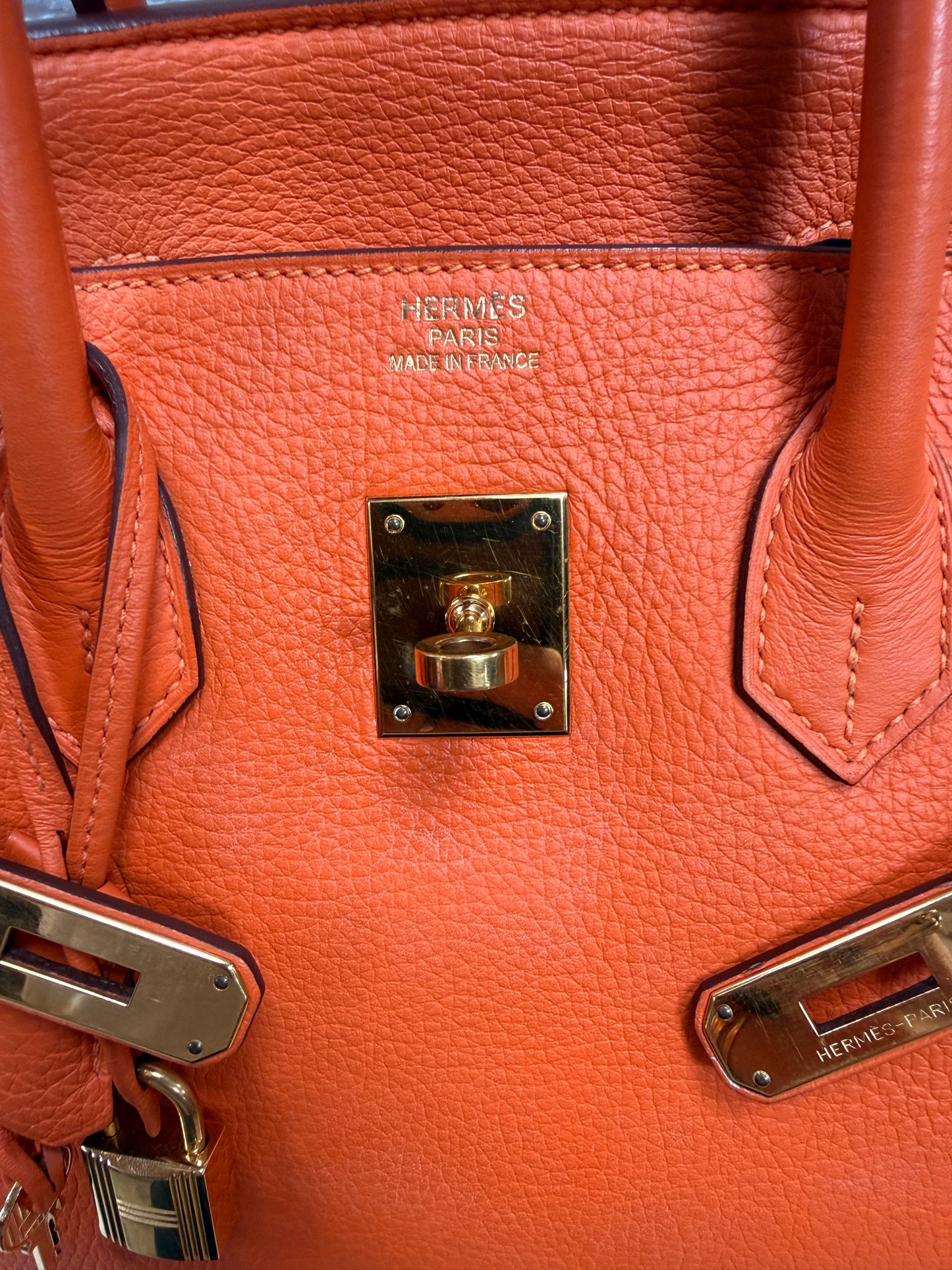 Hermes Birkin 35 Clemence Leather 2011