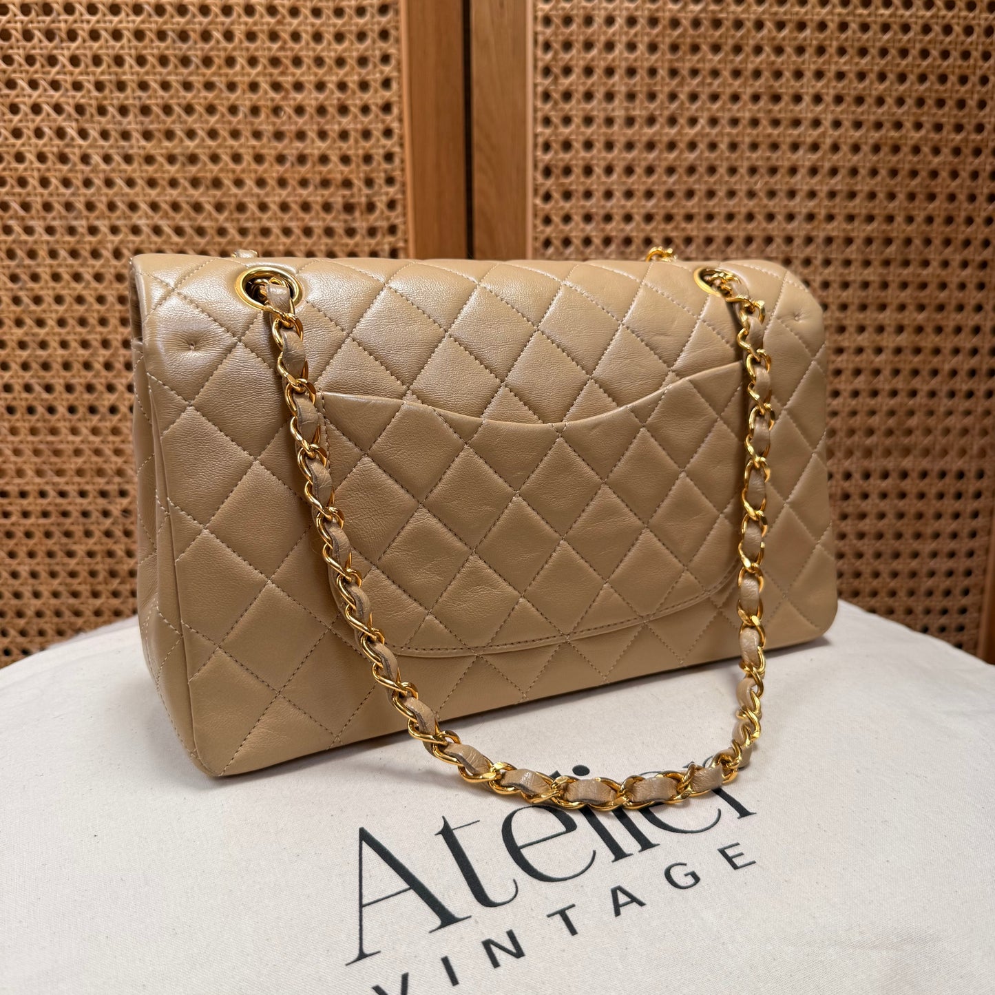 Chanel Rare 1989 Classic Double Flap Medium in Caramel