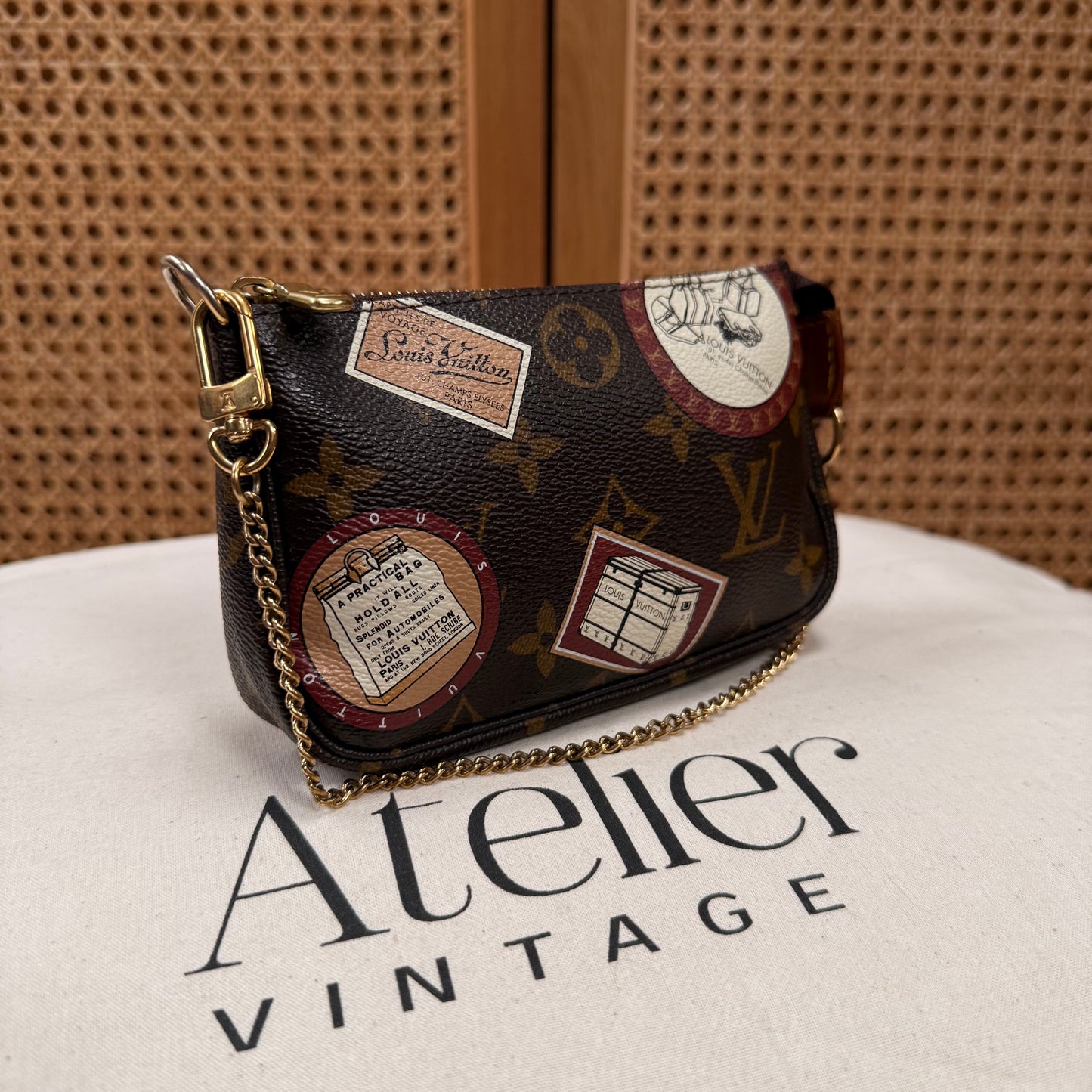 Louis Vuitton 2008 Limited Travel Edition mini Pochette