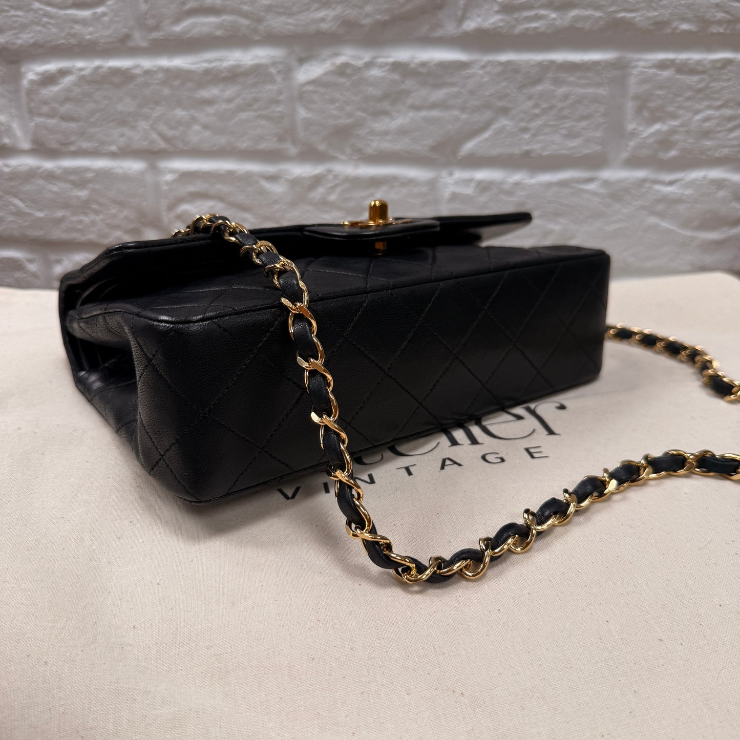 Chanel 1989 Black Classic Double Flap Small