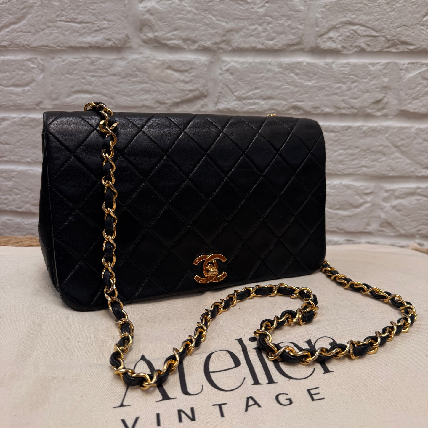 Chanel 1989 Classic Medium Rectangle Full Flap