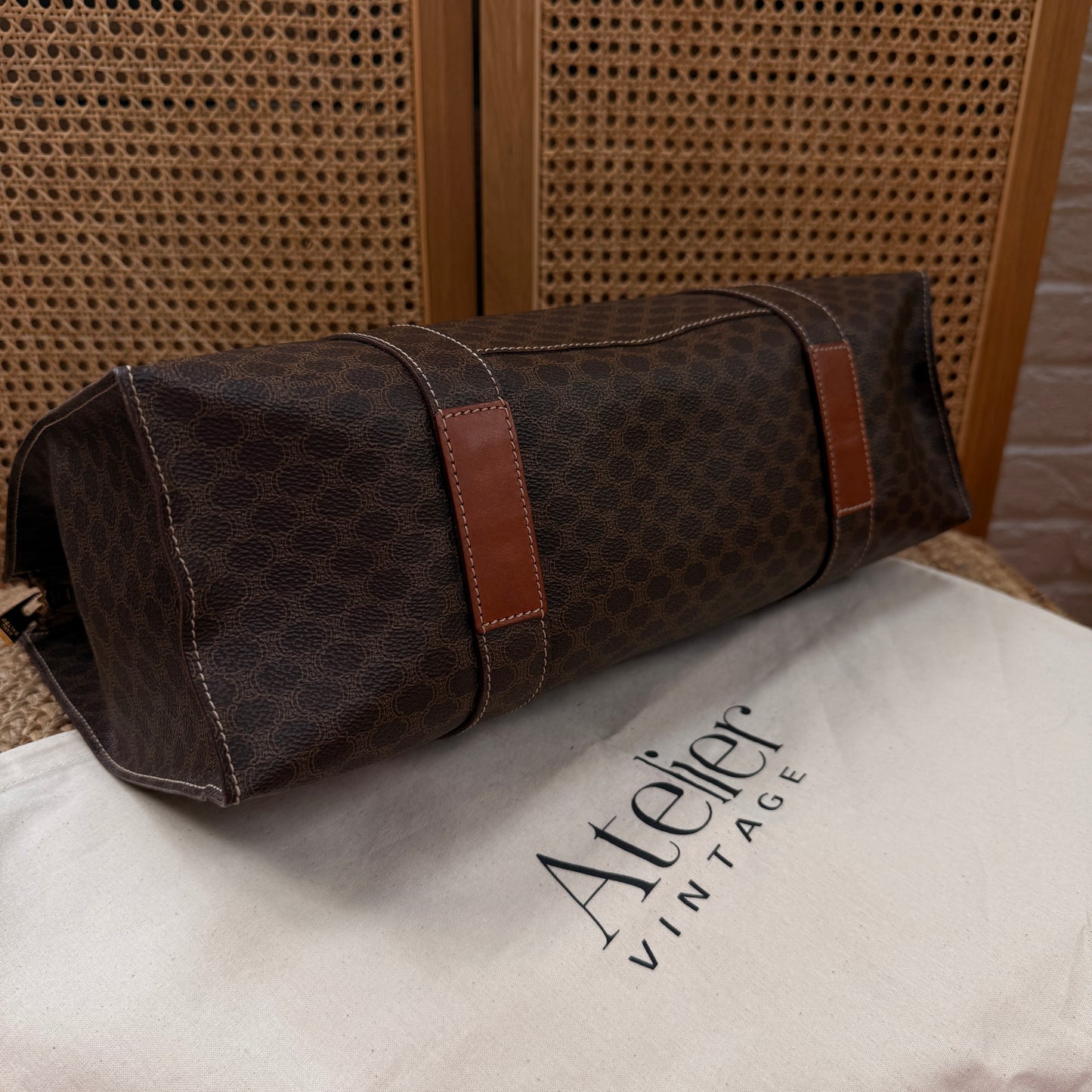Celine Macadam Full Zip Tote Bag
