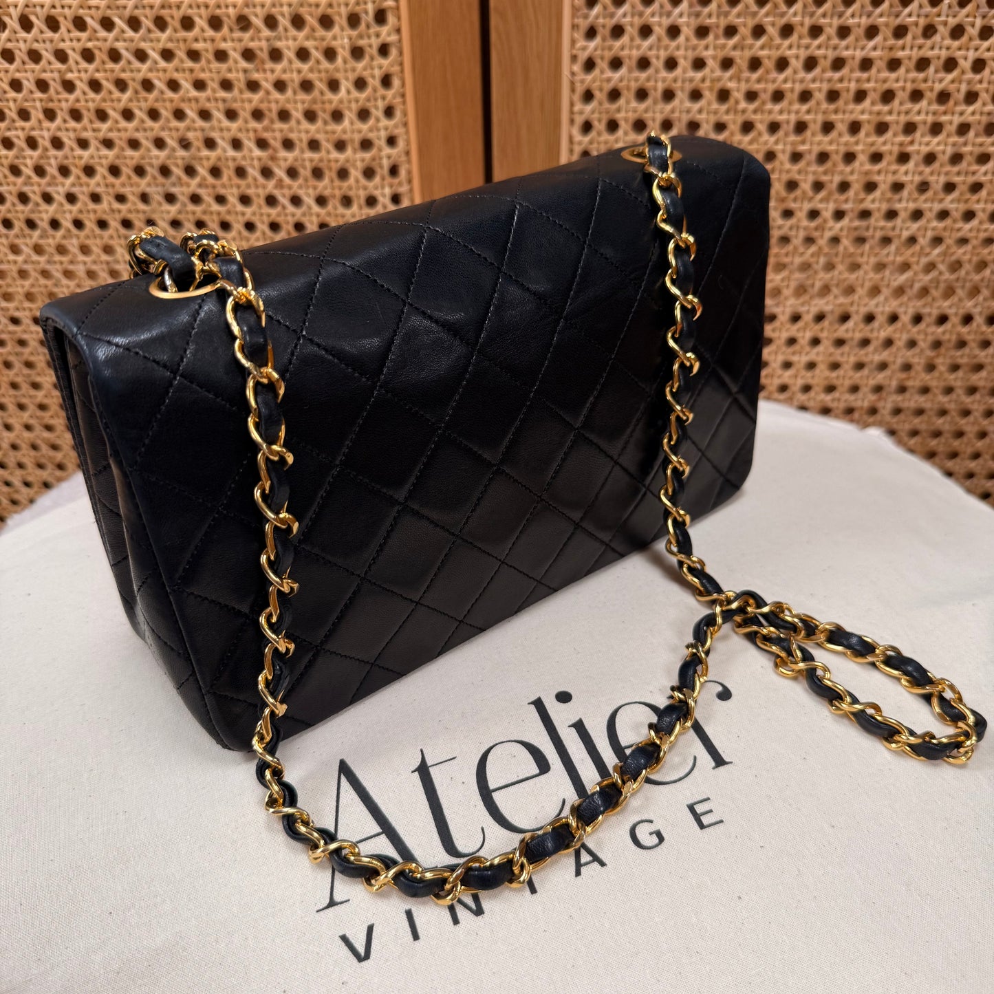 Chanel 1989 Classic Medium Rectangle Full Flap