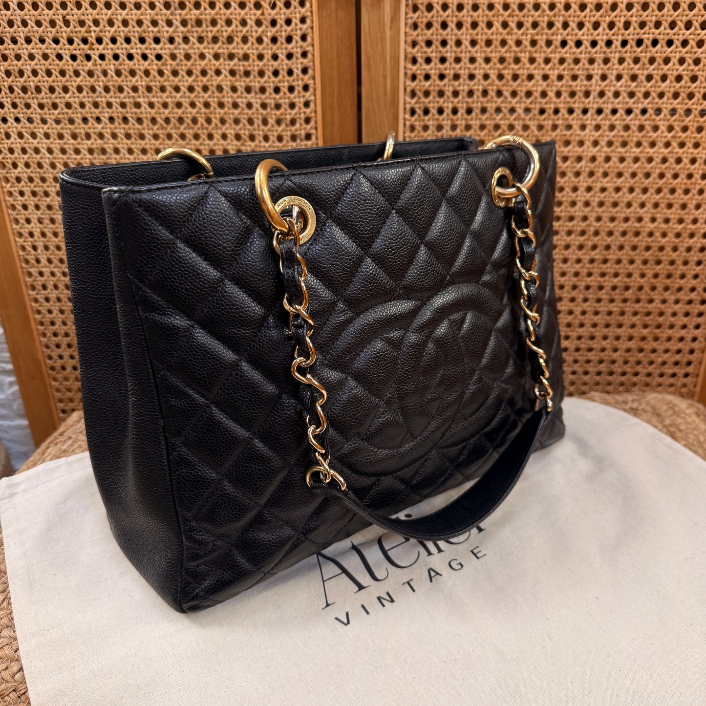 Chanel 2013 Classic Black Caviar GST