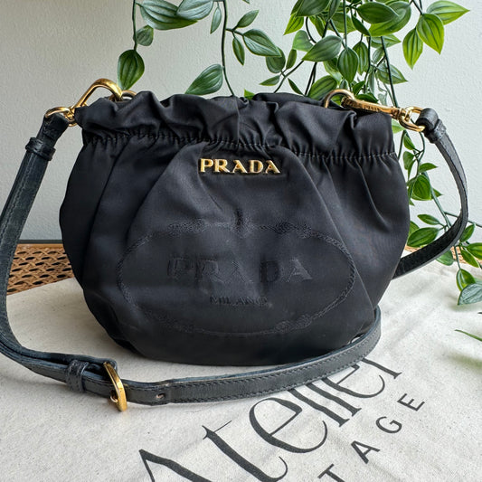 Prada Rare Jacquard Bucket Bag