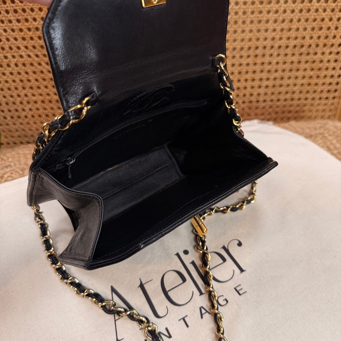 Chanel 1989 Rare Octagon Single Flap