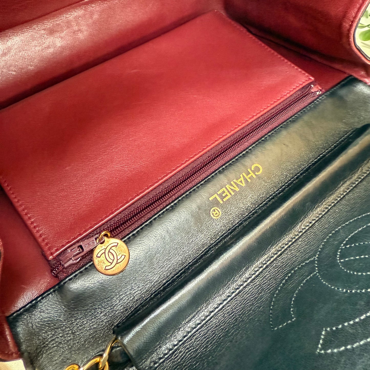 Chanel 1986 Half Moon Single flap with Limited edition CC Turnlock