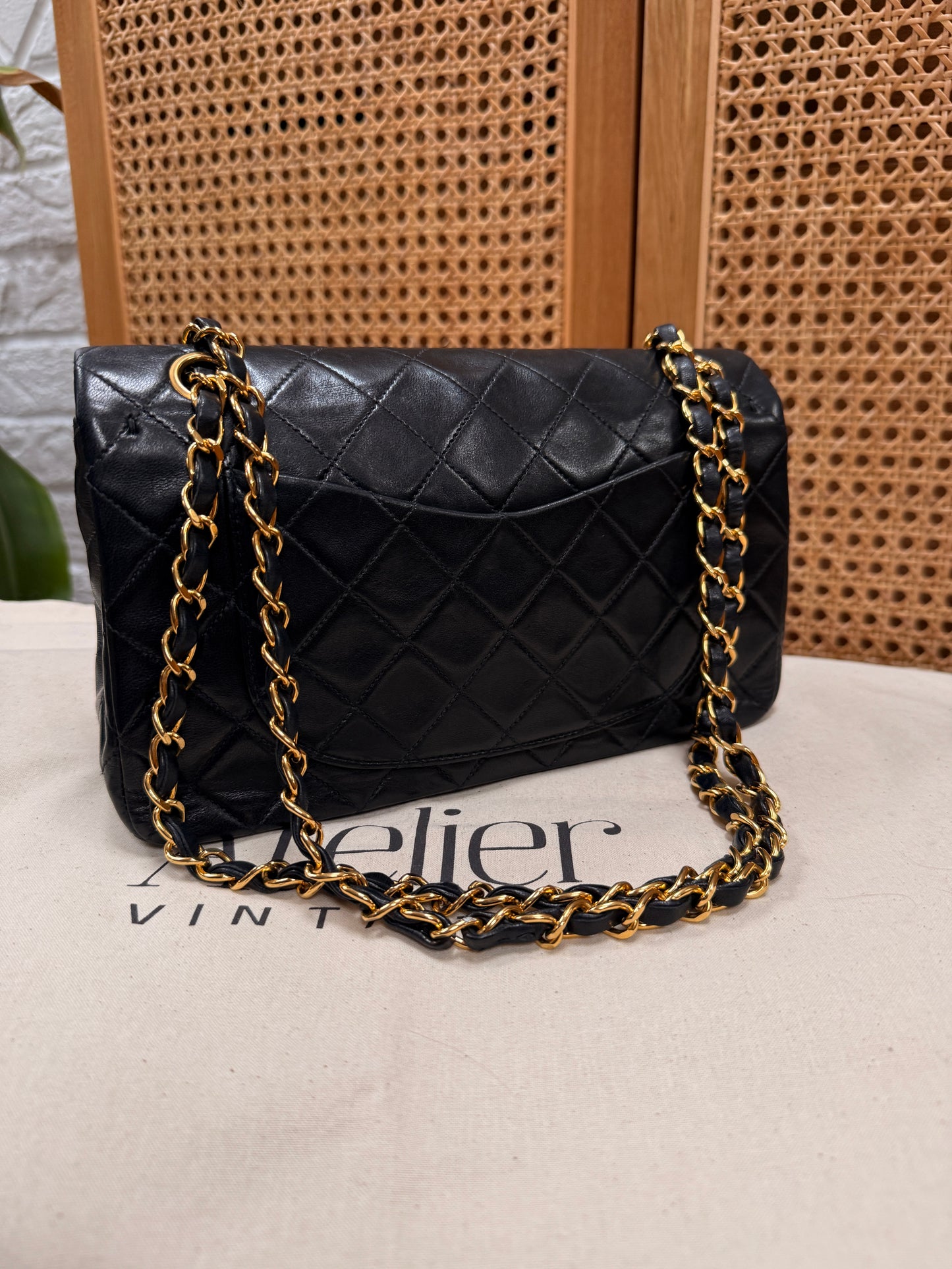Chanel 1991 Black Classic Double Flap Small