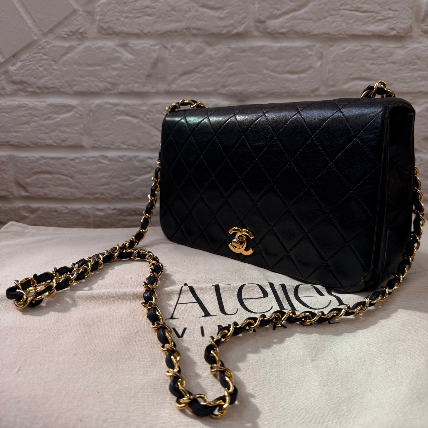 Chanel 1989 Classic Medium Rectangle Full Flap