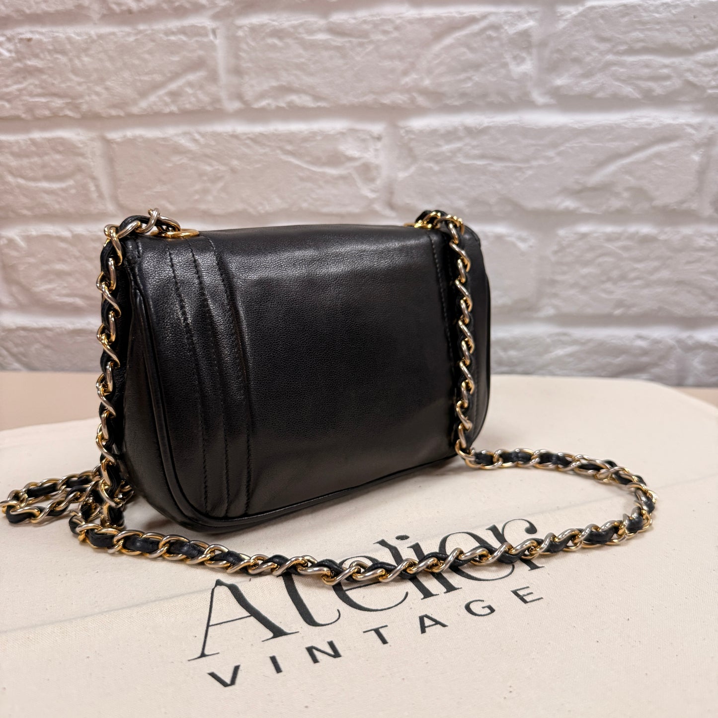 Chanel 1986 CC Quilted Full Flap