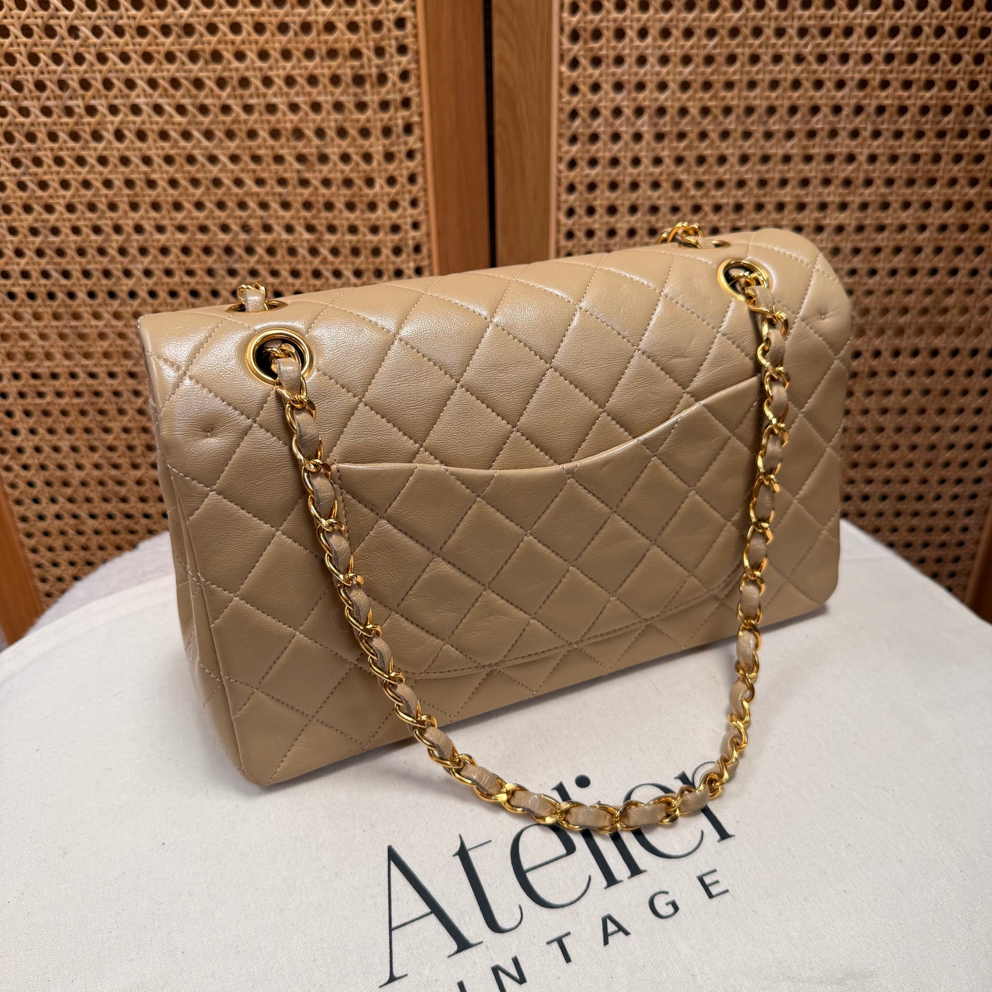 Chanel Rare 1989 Classic Double Flap Medium in Caramel