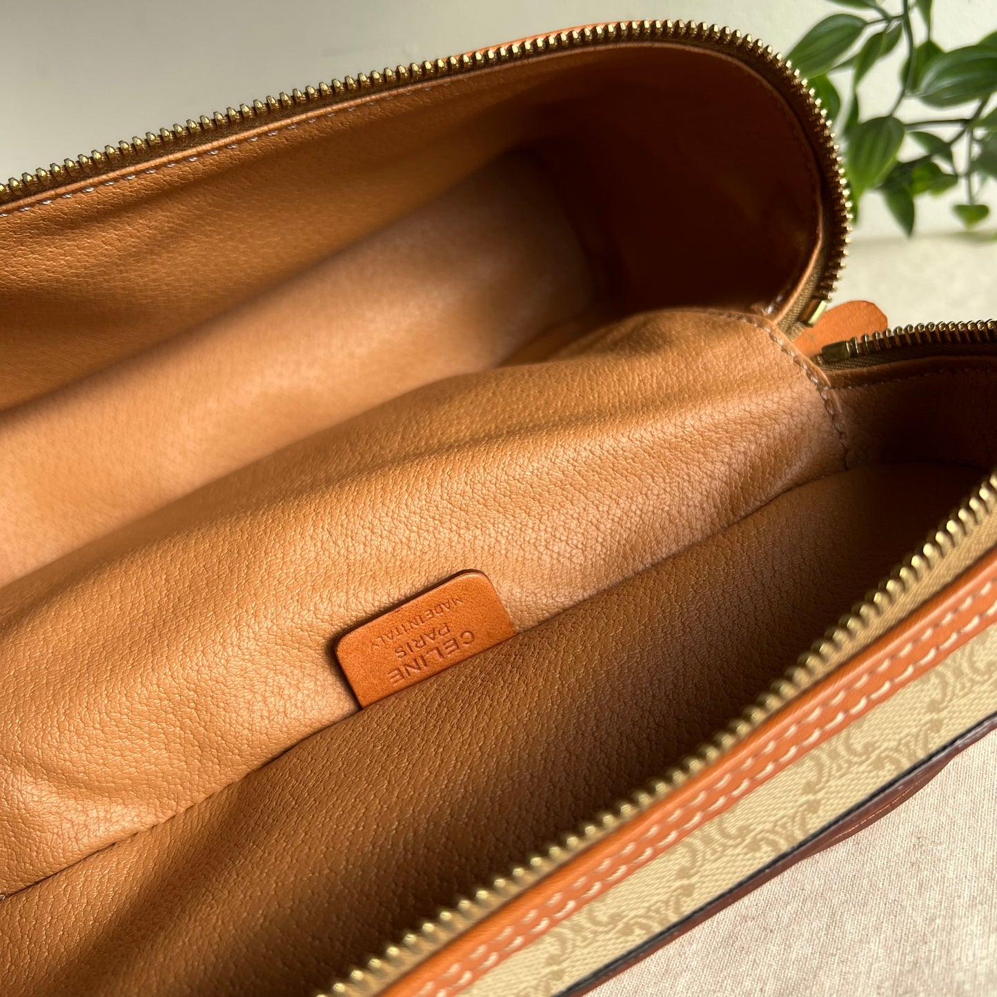 Celine Monogram Print Small Carry Case