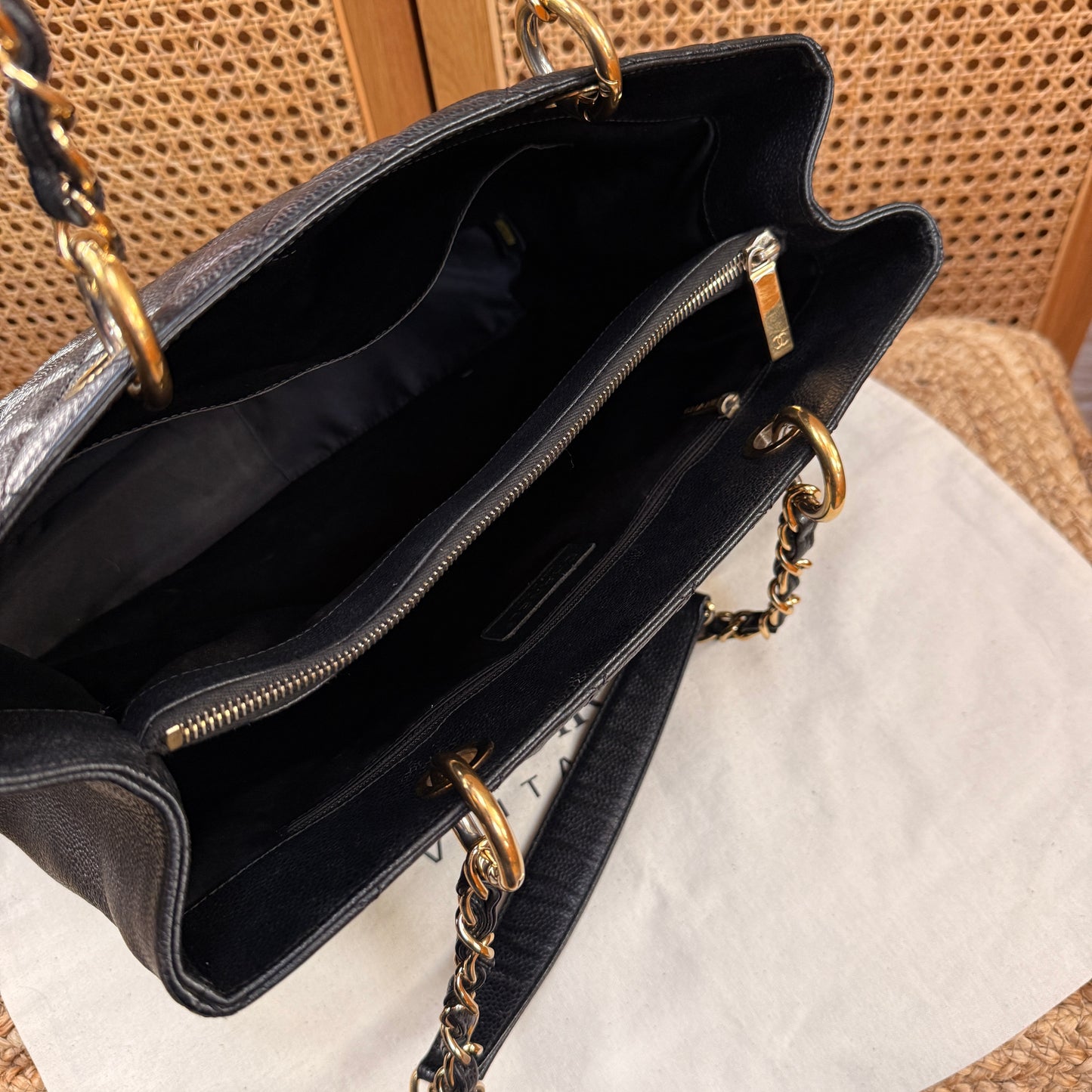 Chanel 2013 Classic Black Caviar GST
