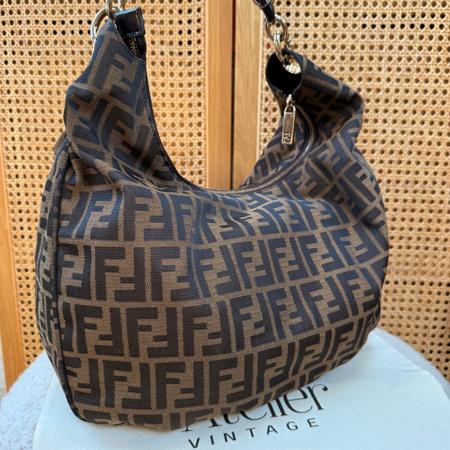 Fendi 1990s Mia Mamma Hobo Tote