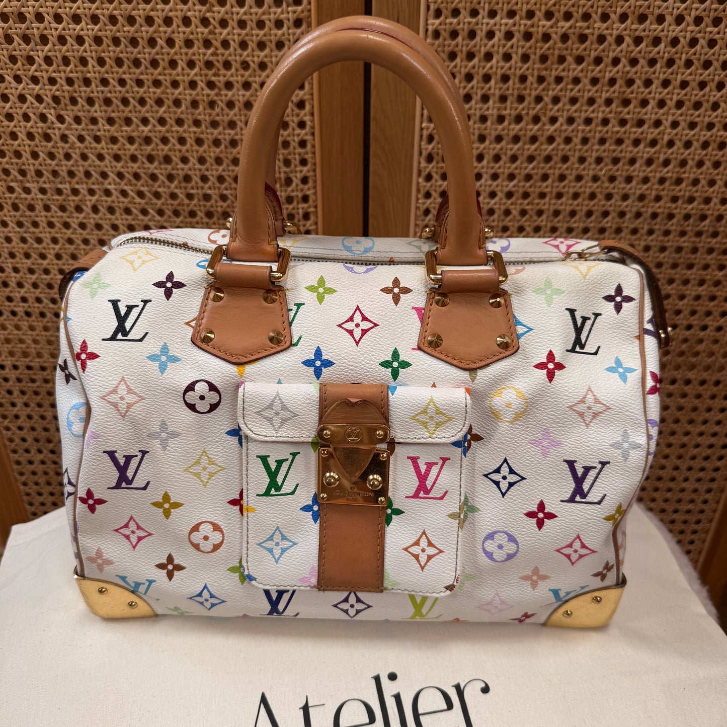 Louis Vuitton 2006 Original Murakami white speedy 30