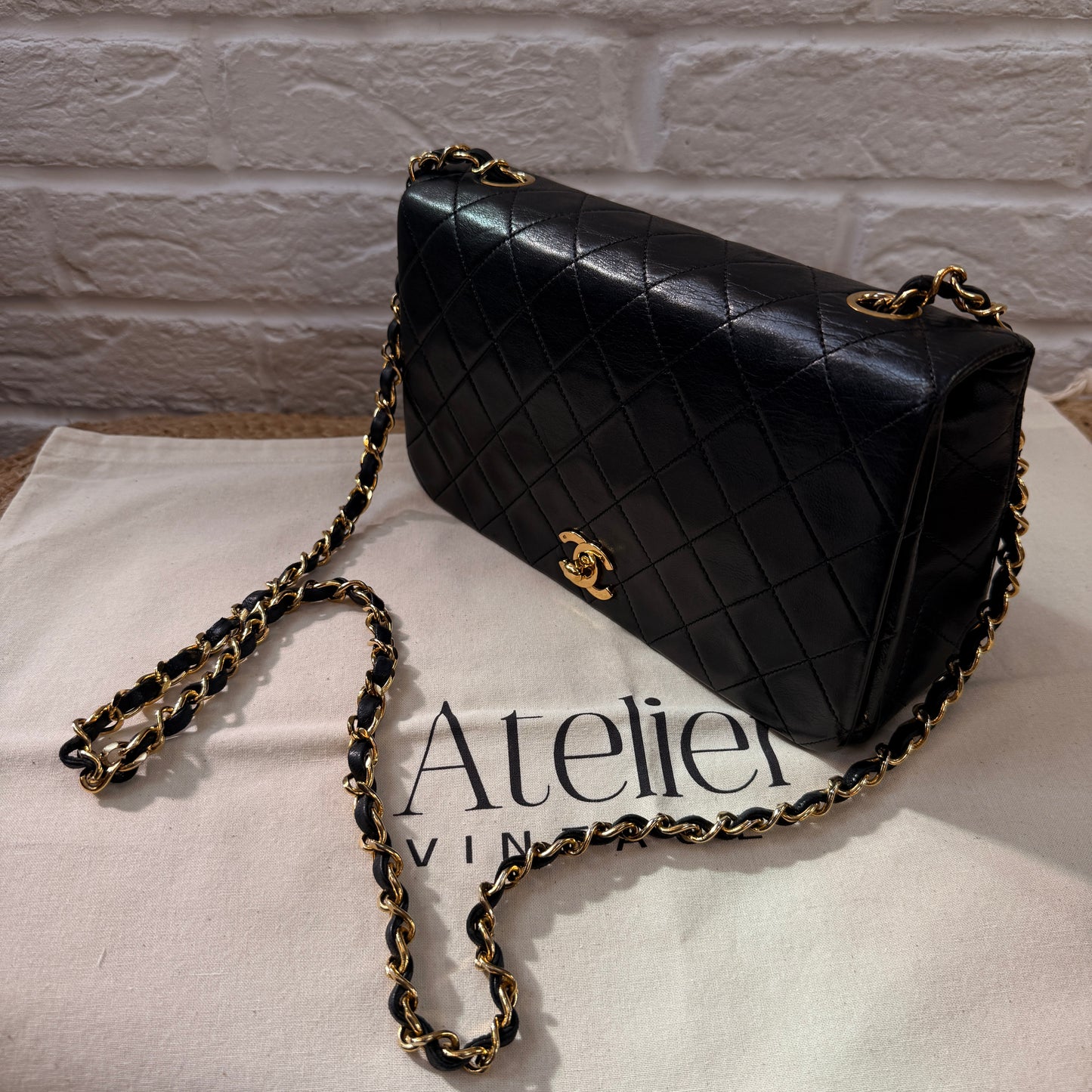 Chanel 1989 Classic Medium Rectangle Full Flap