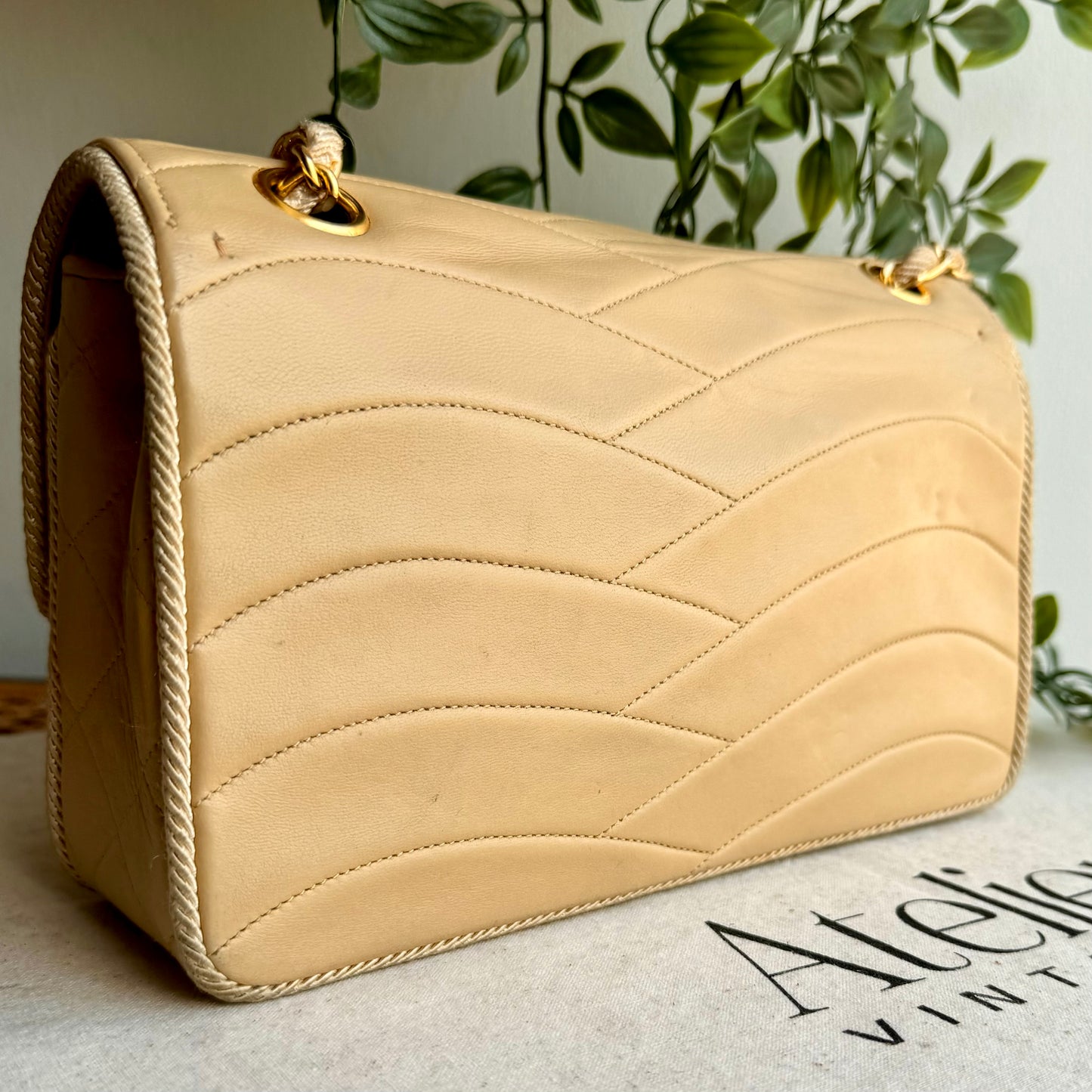Chanel 1986 CC Clasp Single Flap