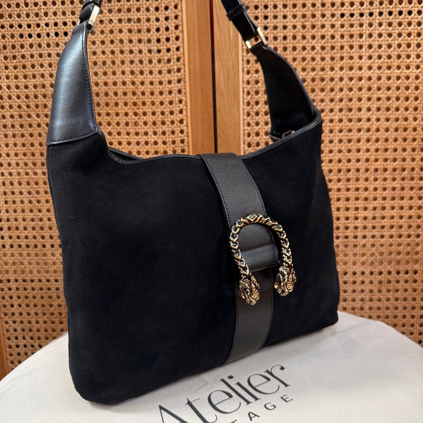 Gucci 1990s Dionysus Suede Hobo Tote