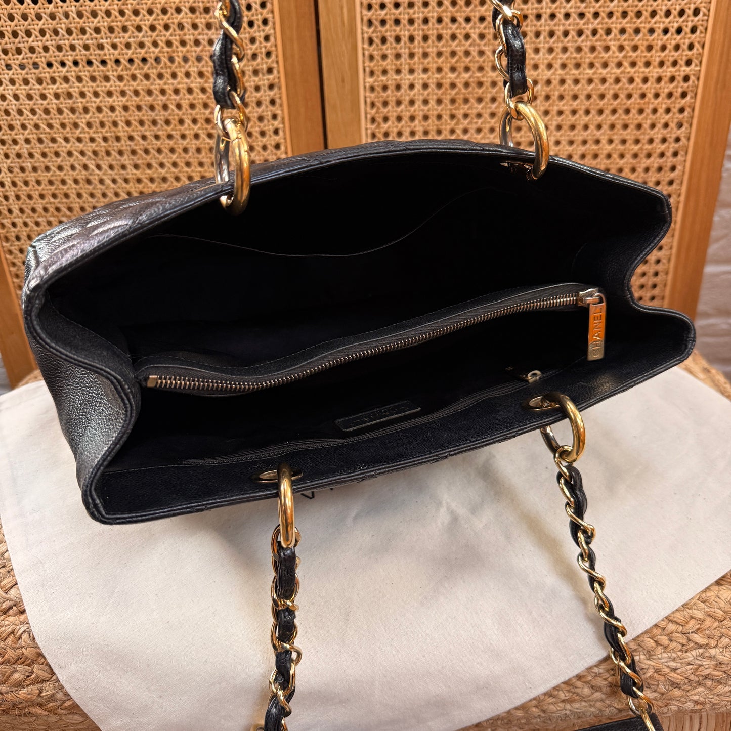 Chanel 2013 Classic Black Caviar GST