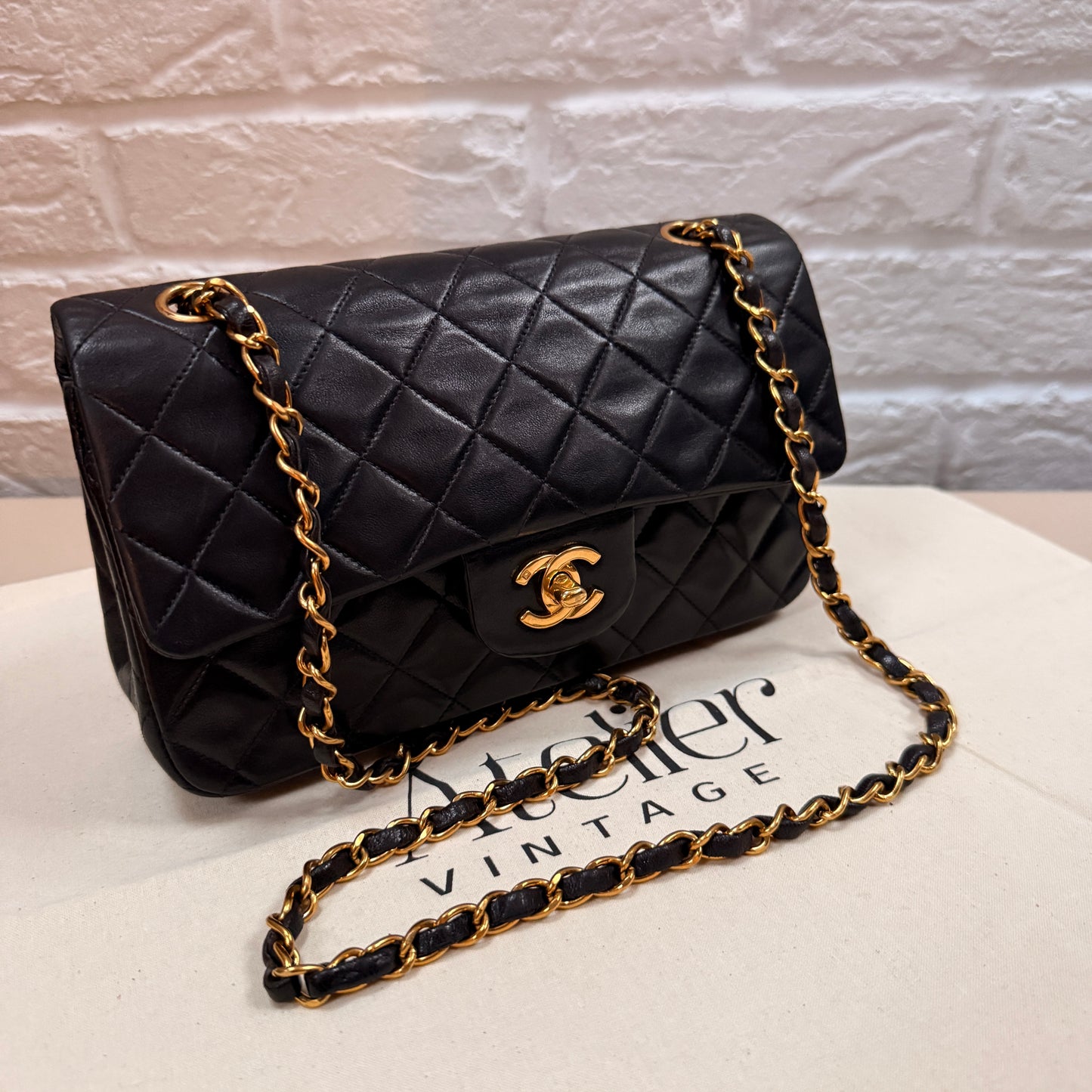 Chanel 1994 Black Classic Double Flap Small