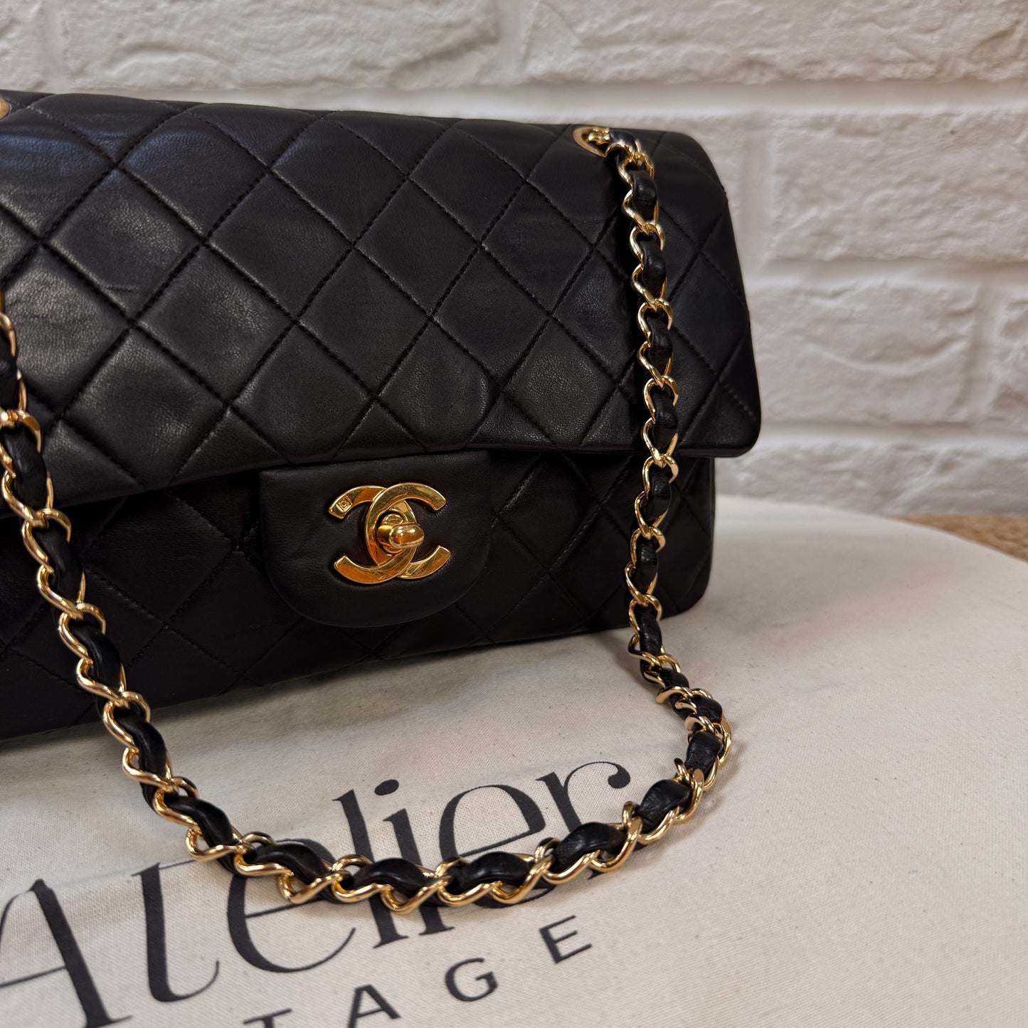 Chanel 1994 Black Classic Double Flap Small
